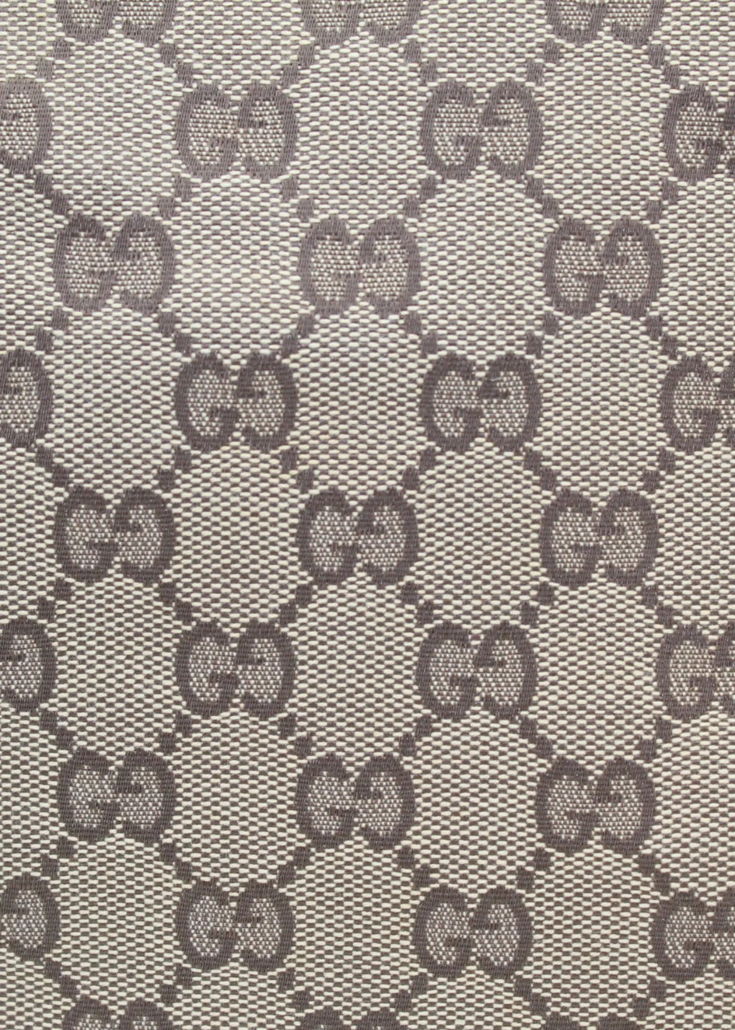 Preloved | Gucci Monogram Totebag i GG Supreme med Brun Læder Gucci