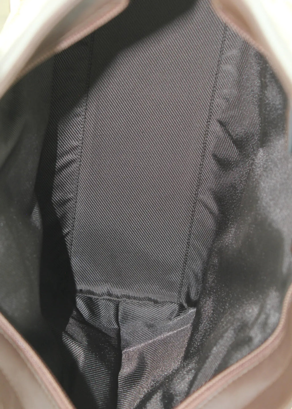 Preloved | Gucci Monogram Totebag i GG Supreme med Brun Læder Gucci