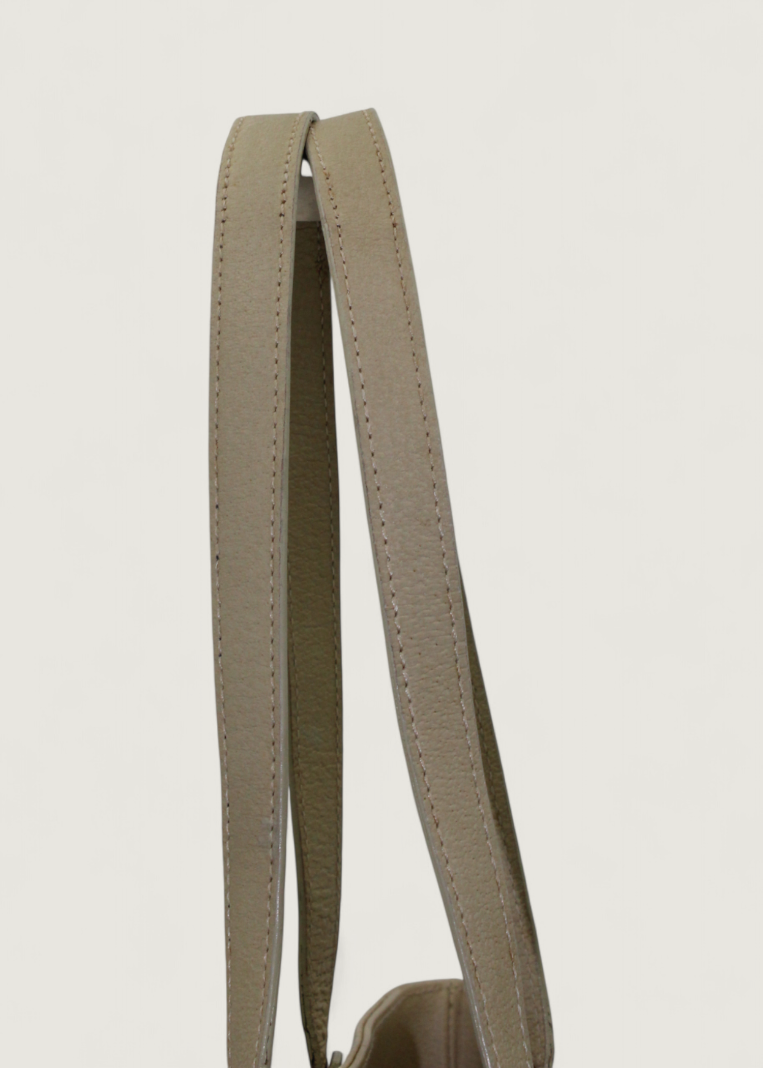 Preloved | Gucci Monogram Totebag i Lys Læder