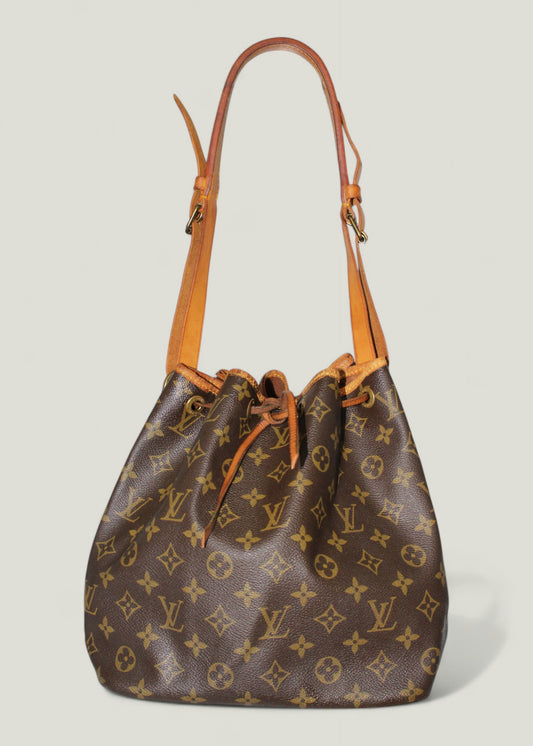 Preloved | LOUIS VUITTON Petit Noé Skuldertaske i Monogram Canvas (Lille)