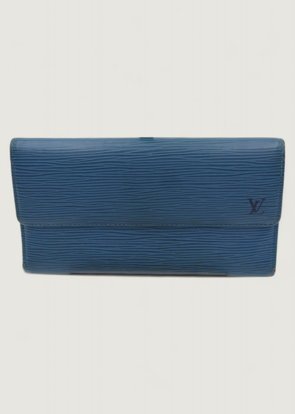 Preloved | Louis Vuitton Porto Tresor International Wallet i Blåt Epi Læder