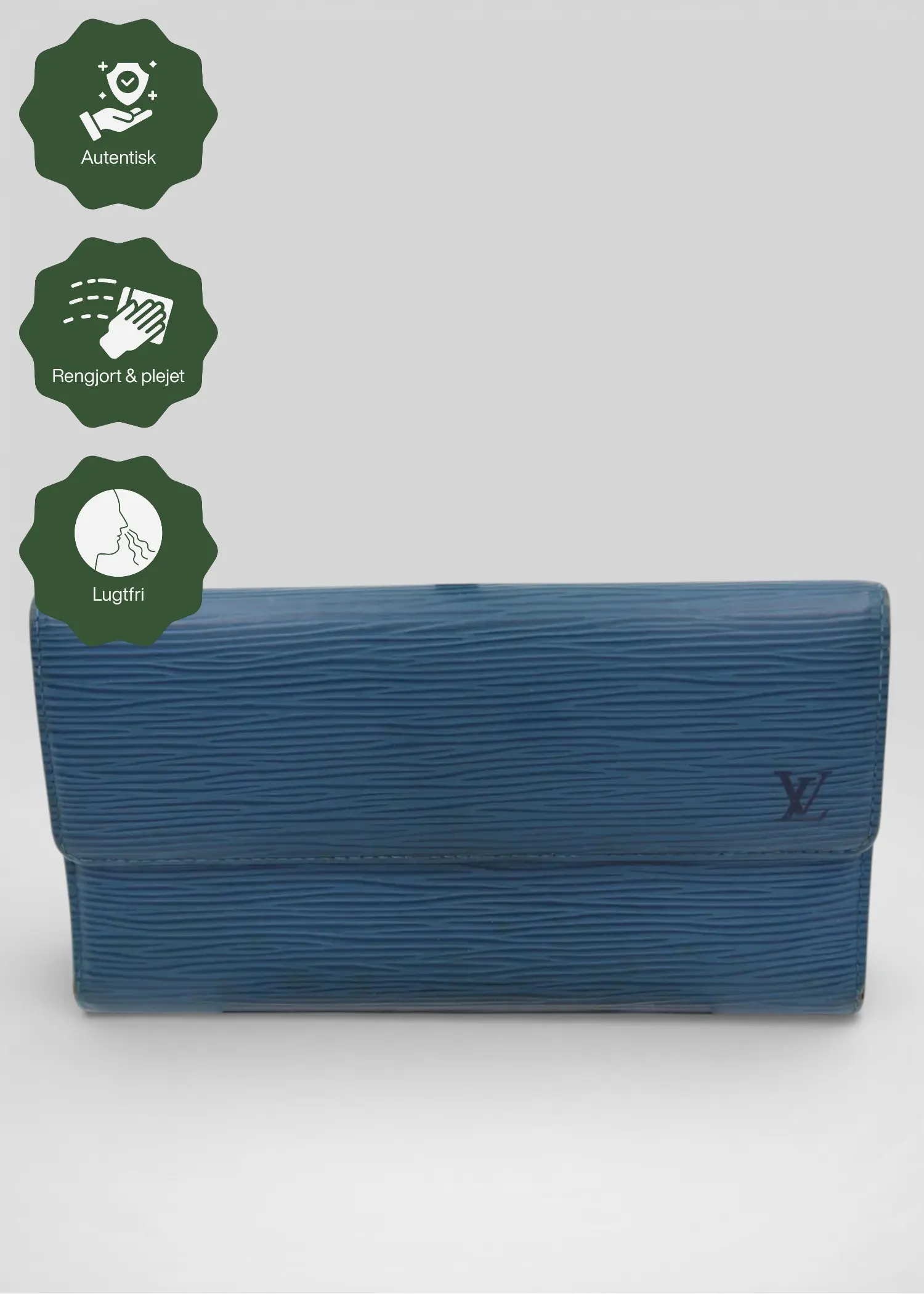 Preloved | Louis Vuitton Porto Tresor International Wallet i Blåt Epi Læder Louis Vuitton