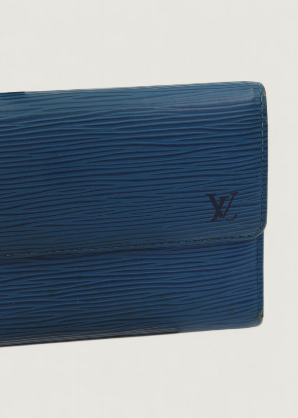 Preloved | Louis Vuitton Porto Tresor International Wallet i Blåt Epi Læder