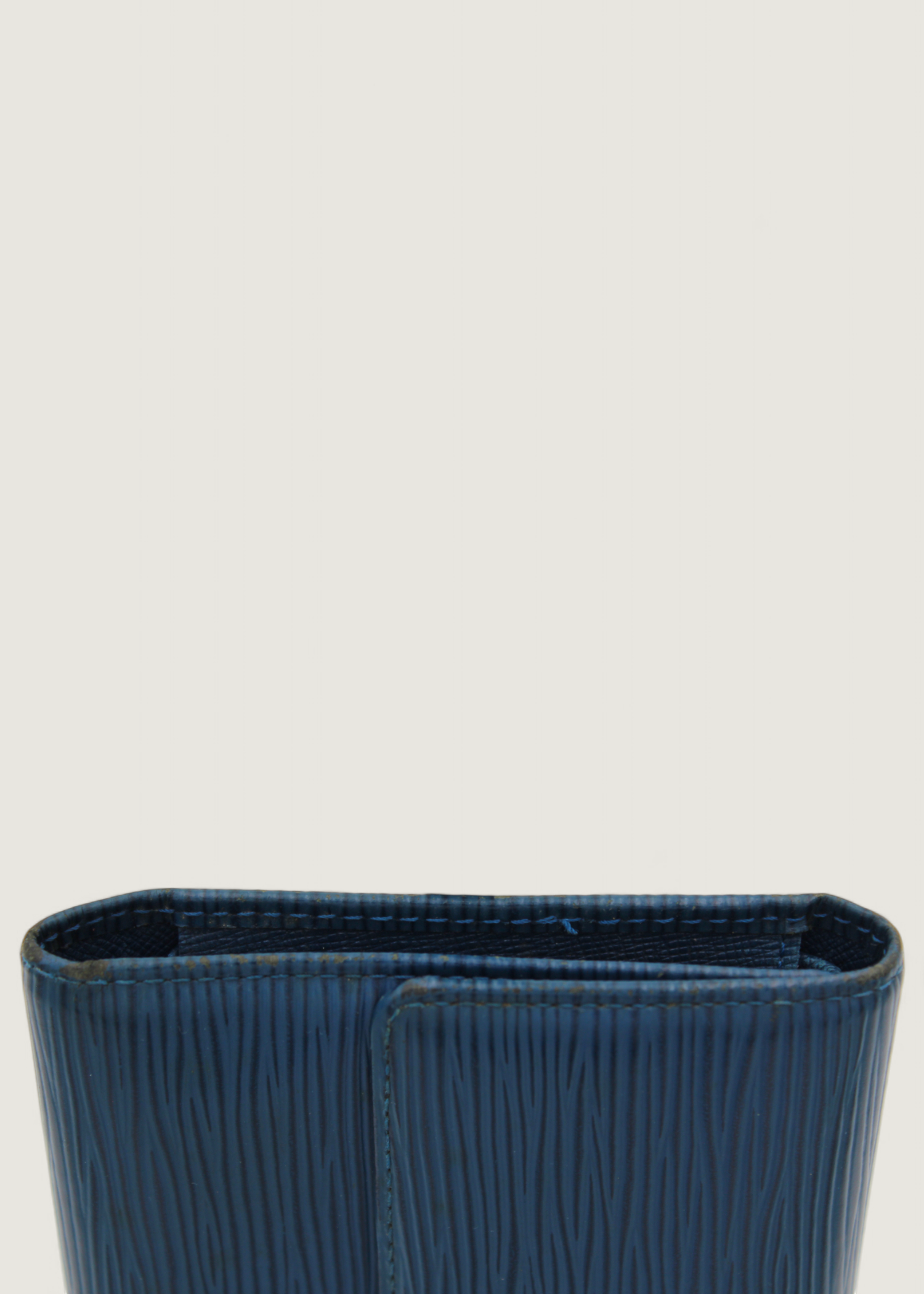 Preloved | Louis Vuitton Porto Tresor International Wallet i Blåt Epi Læder