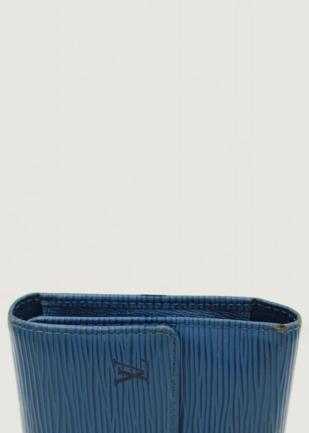 Preloved | Louis Vuitton Porto Tresor International Wallet i Blåt Epi Læder