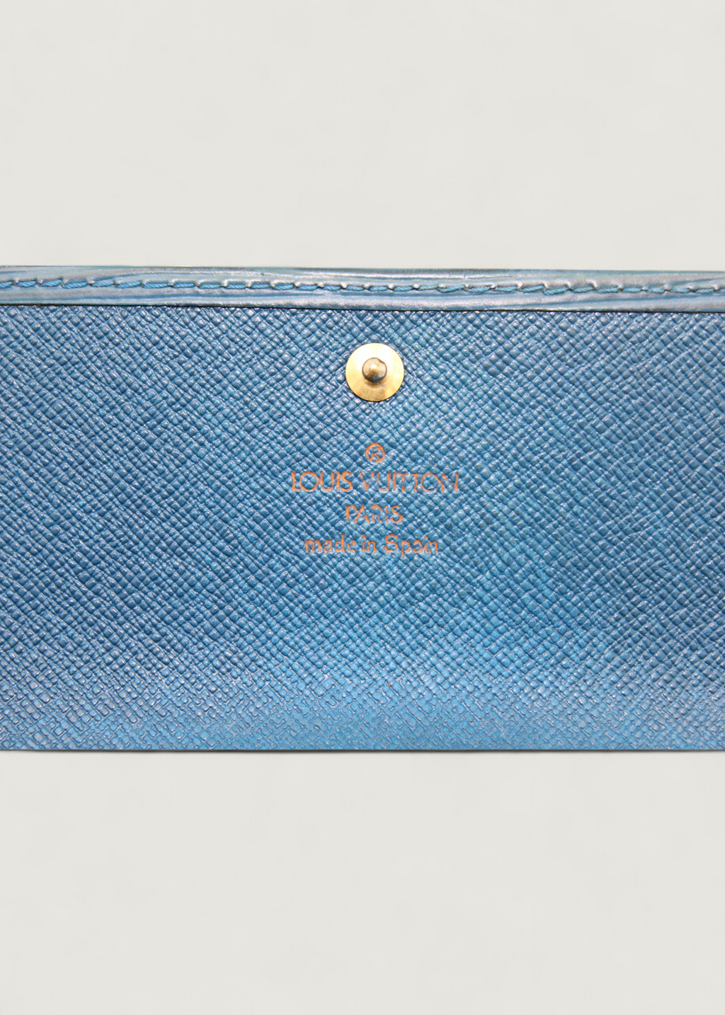 Preloved | Louis Vuitton Porto Tresor International Wallet i Blåt Epi Læder