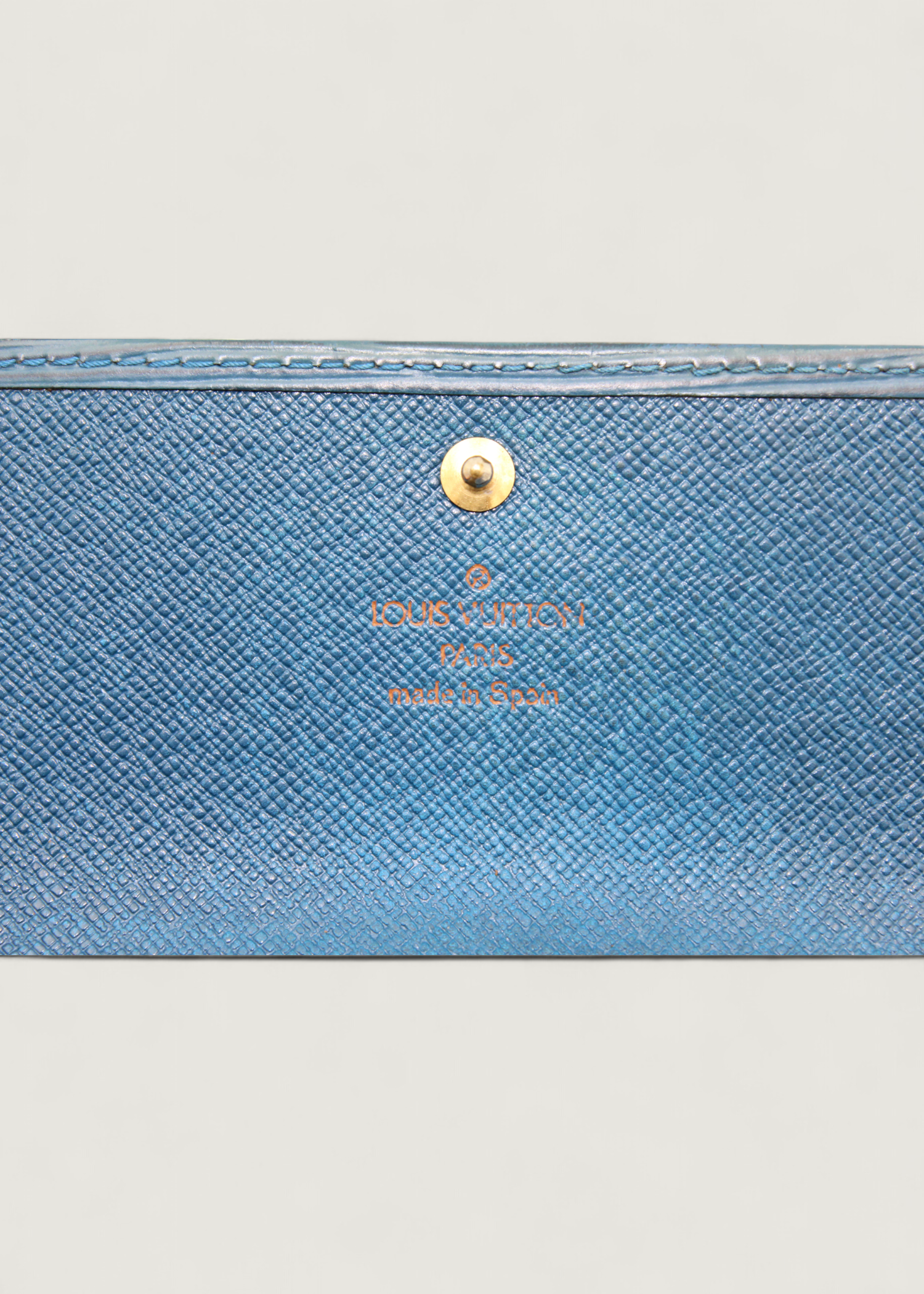 Preloved | Louis Vuitton Porto Tresor International Wallet i Blåt Epi Læder