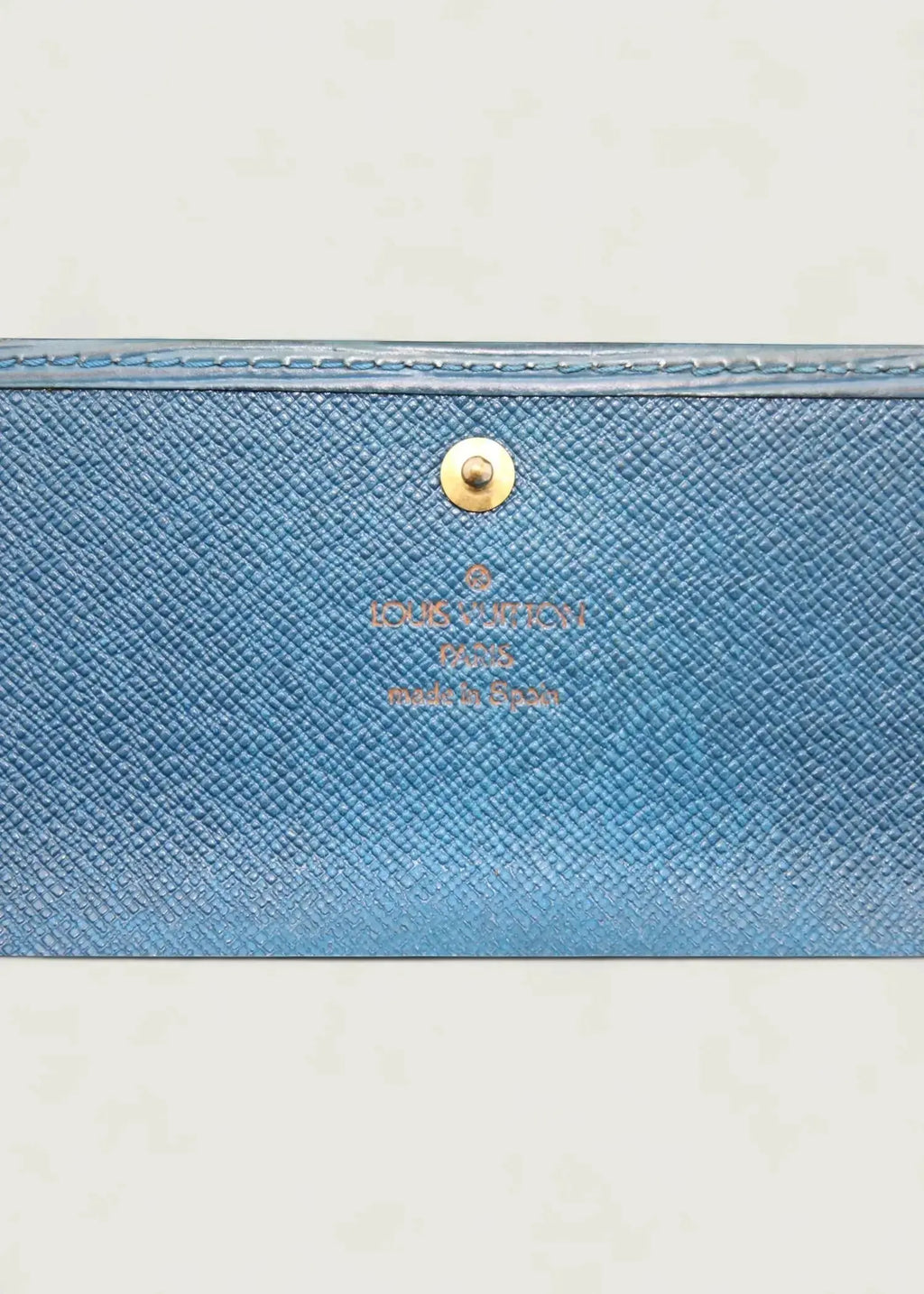 Preloved | Louis Vuitton Porto Tresor International Wallet i Blåt Epi Læder Louis Vuitton