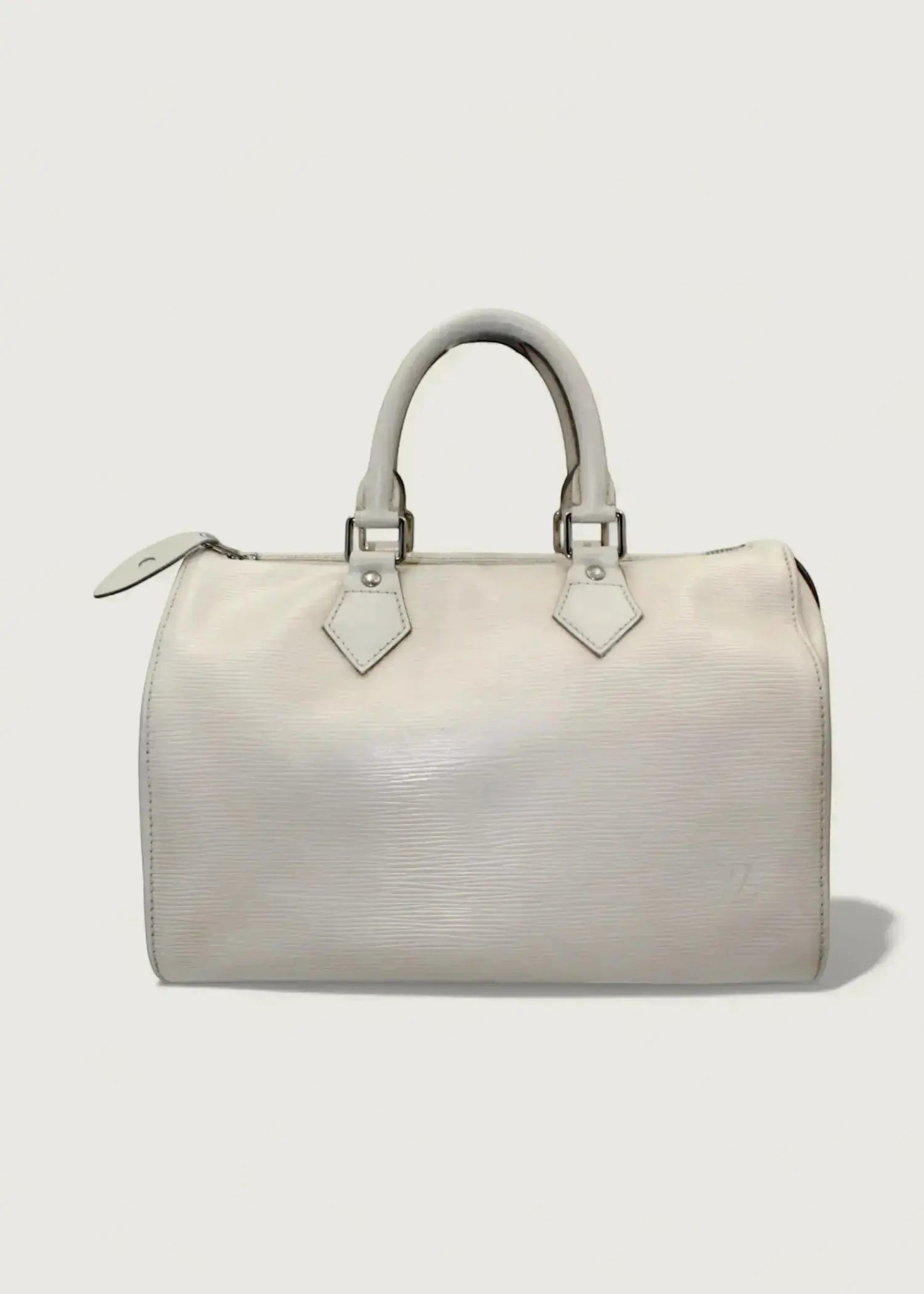 Preloved | Louis Vuitton Speedie 30 Håndtaske i Hvid Epi Læder Louis Vuitton