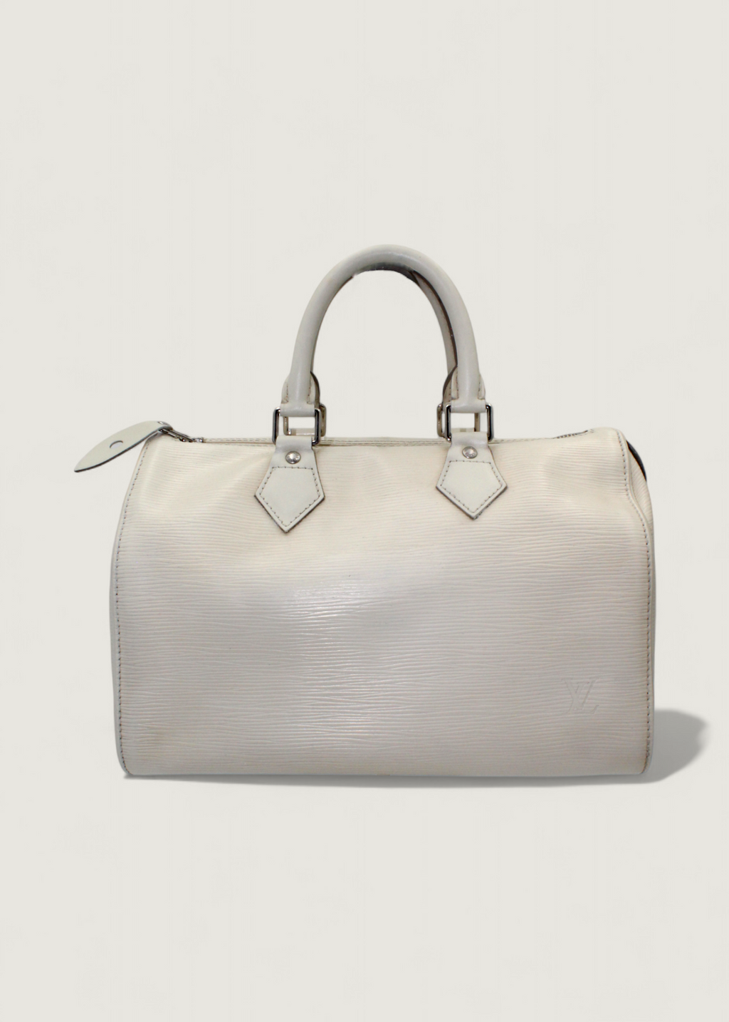 Preloved | Louis Vuitton Speedie 30 Håndtaske i Hvid Epi Læder