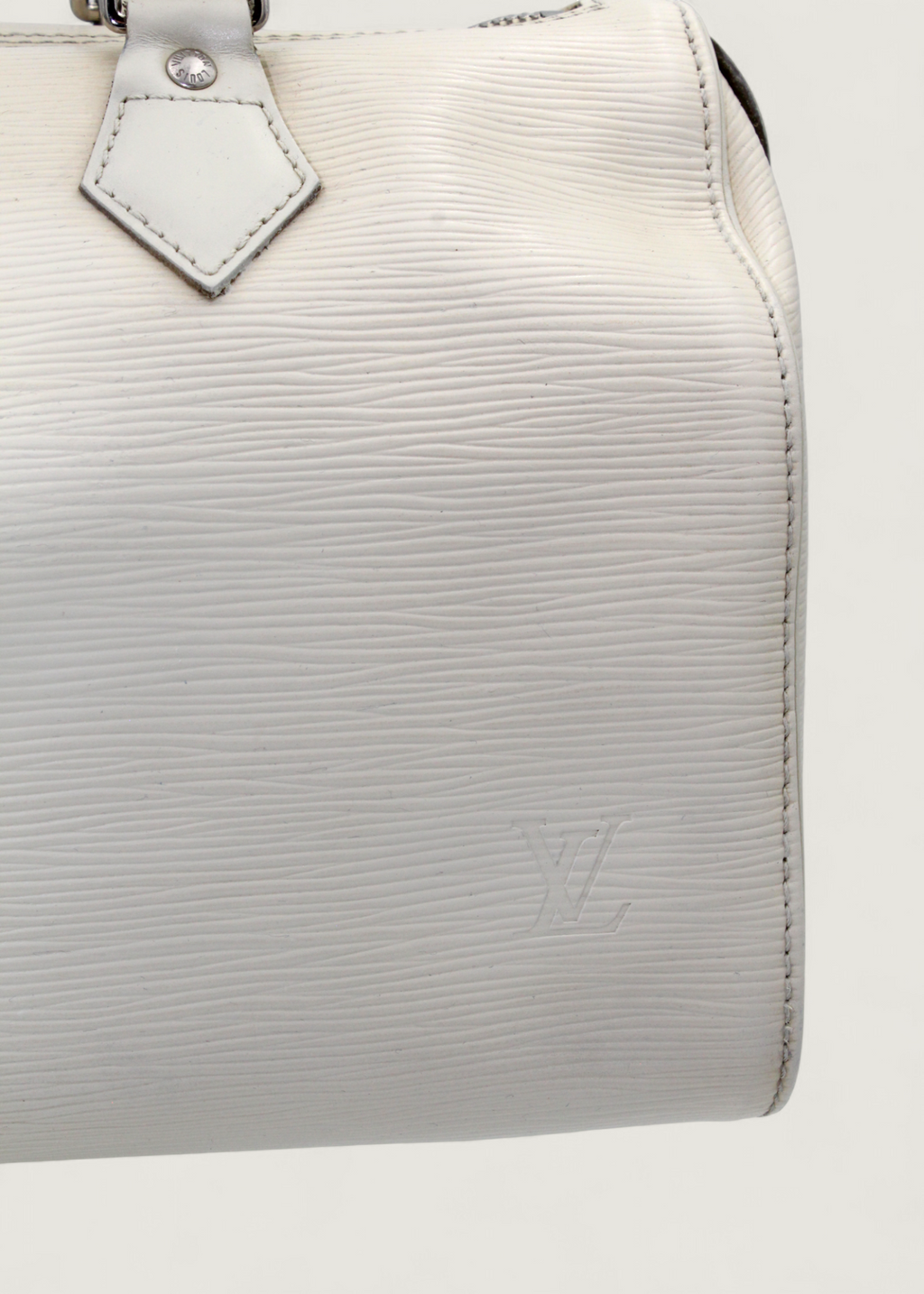 Preloved | Louis Vuitton Speedie 30 Håndtaske i Hvid Epi Læder