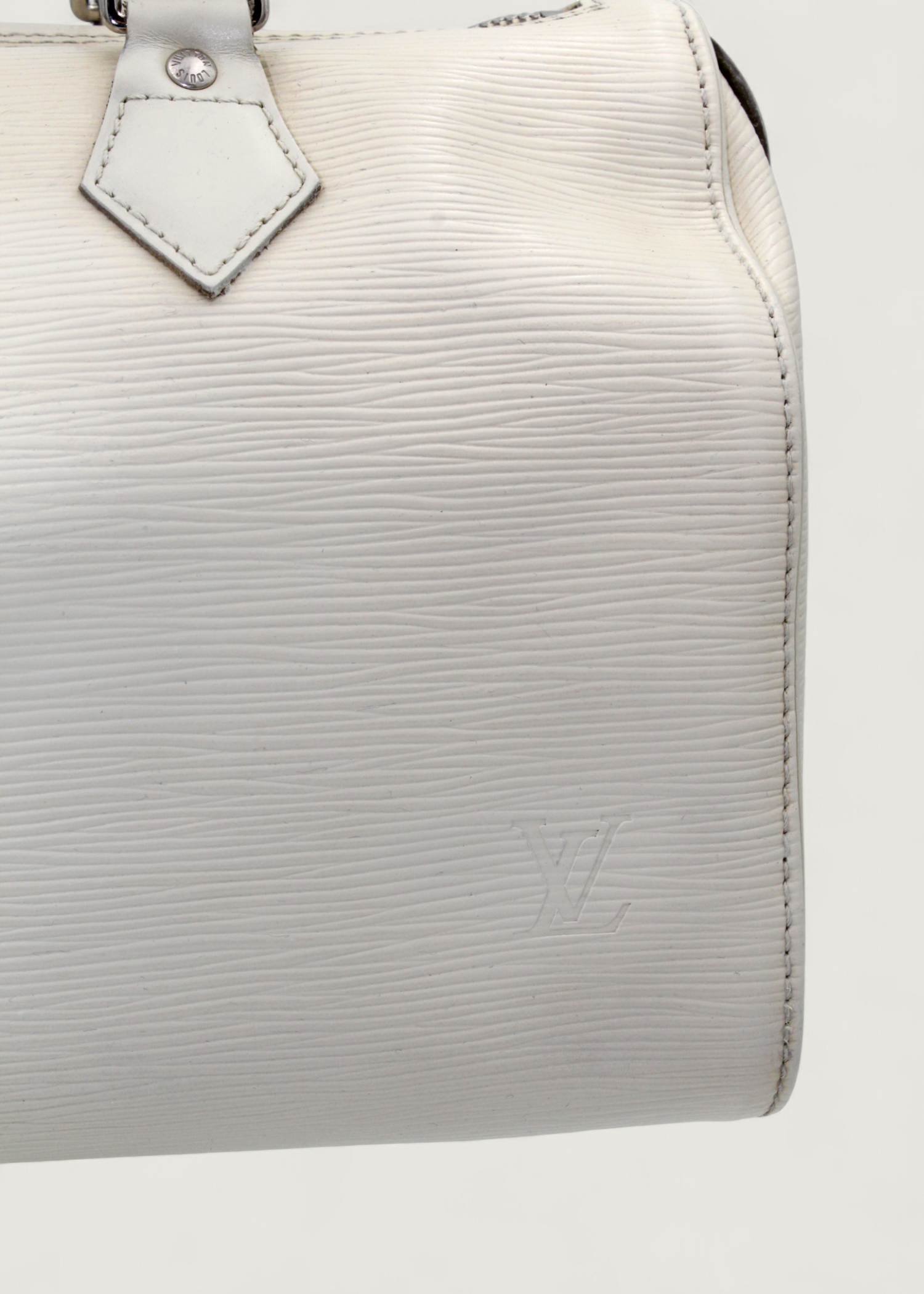 Preloved | Louis Vuitton Speedie 30 Håndtaske i Hvid Epi Læder