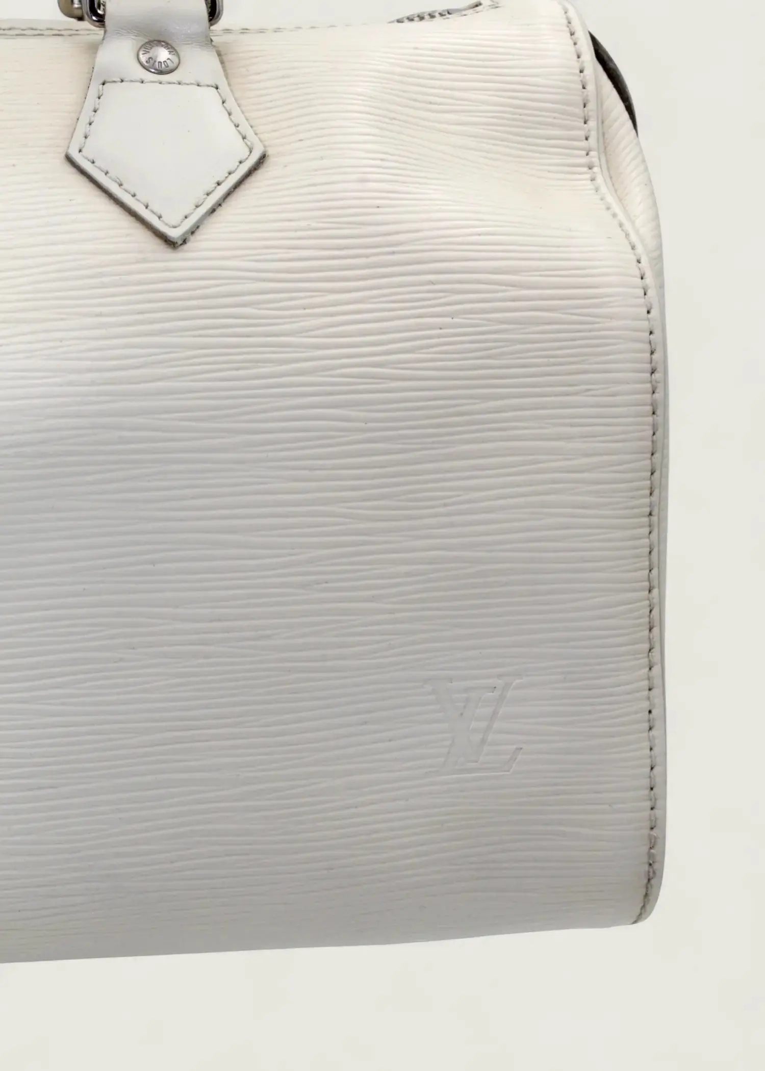 Preloved | Louis Vuitton Speedie 30 Håndtaske i Hvid Epi Læder Louis Vuitton
