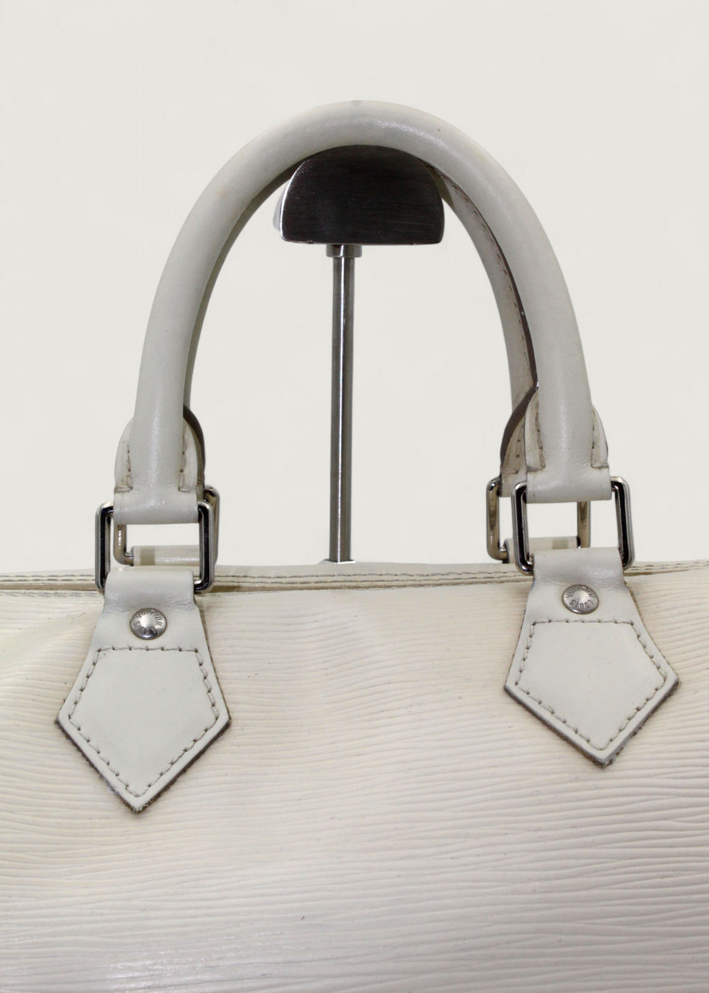 Preloved | Louis Vuitton Speedie 30 Håndtaske i Hvid Epi Læder