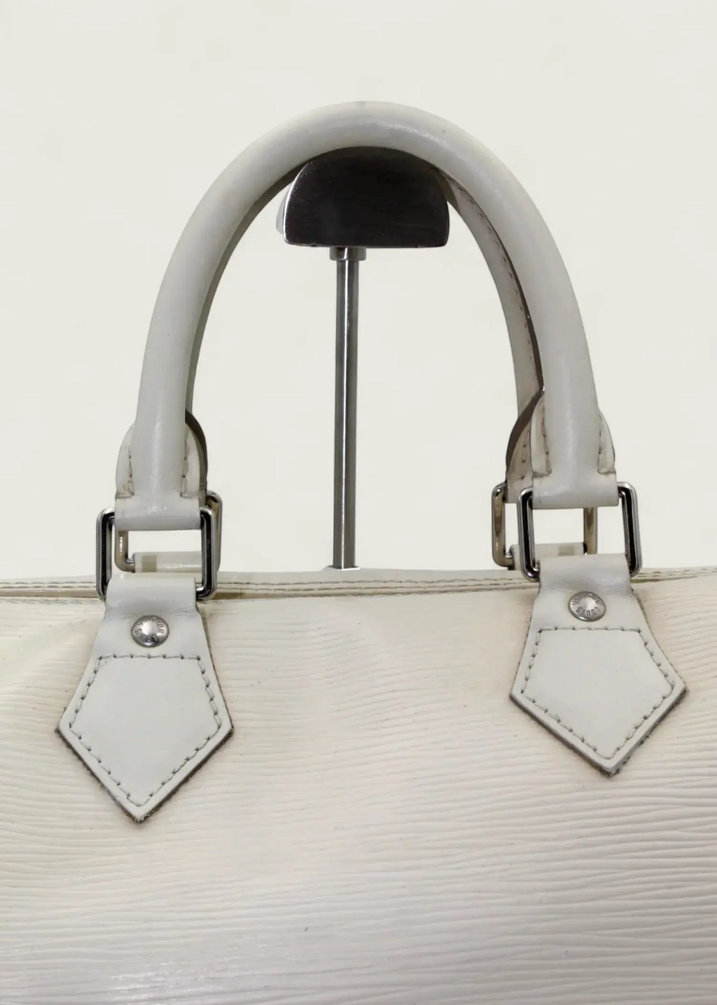 Preloved | Louis Vuitton Speedie 30 Håndtaske i Hvid Epi Læder Louis Vuitton