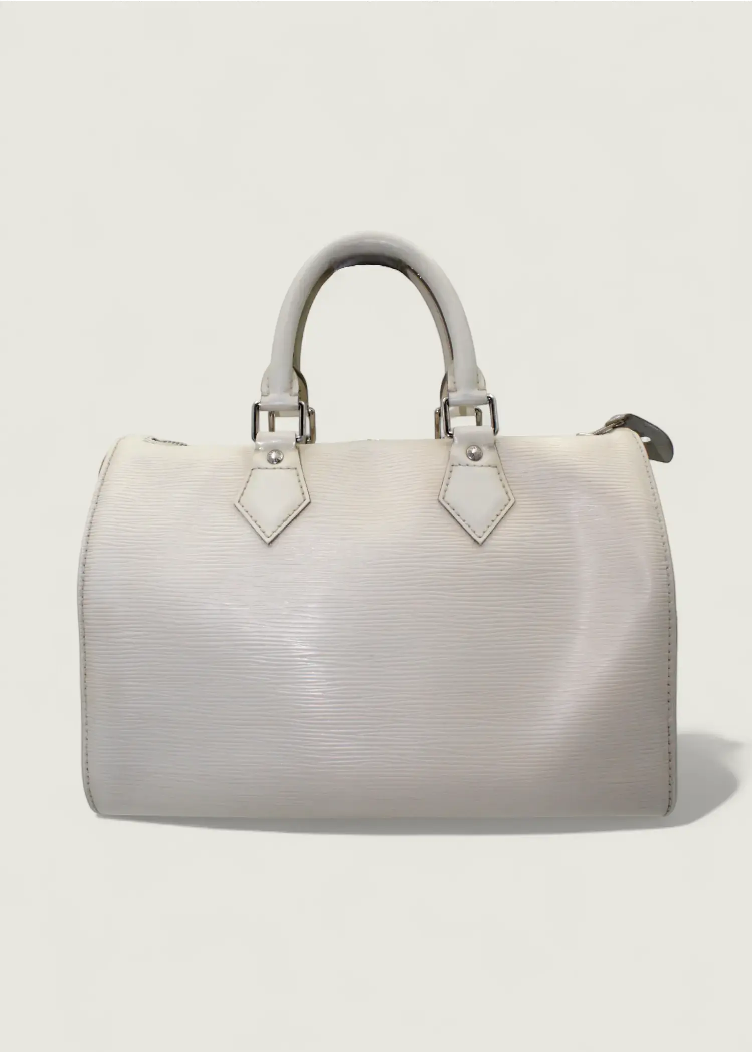 Preloved | Louis Vuitton Speedie 30 Håndtaske i Hvid Epi Læder Louis Vuitton