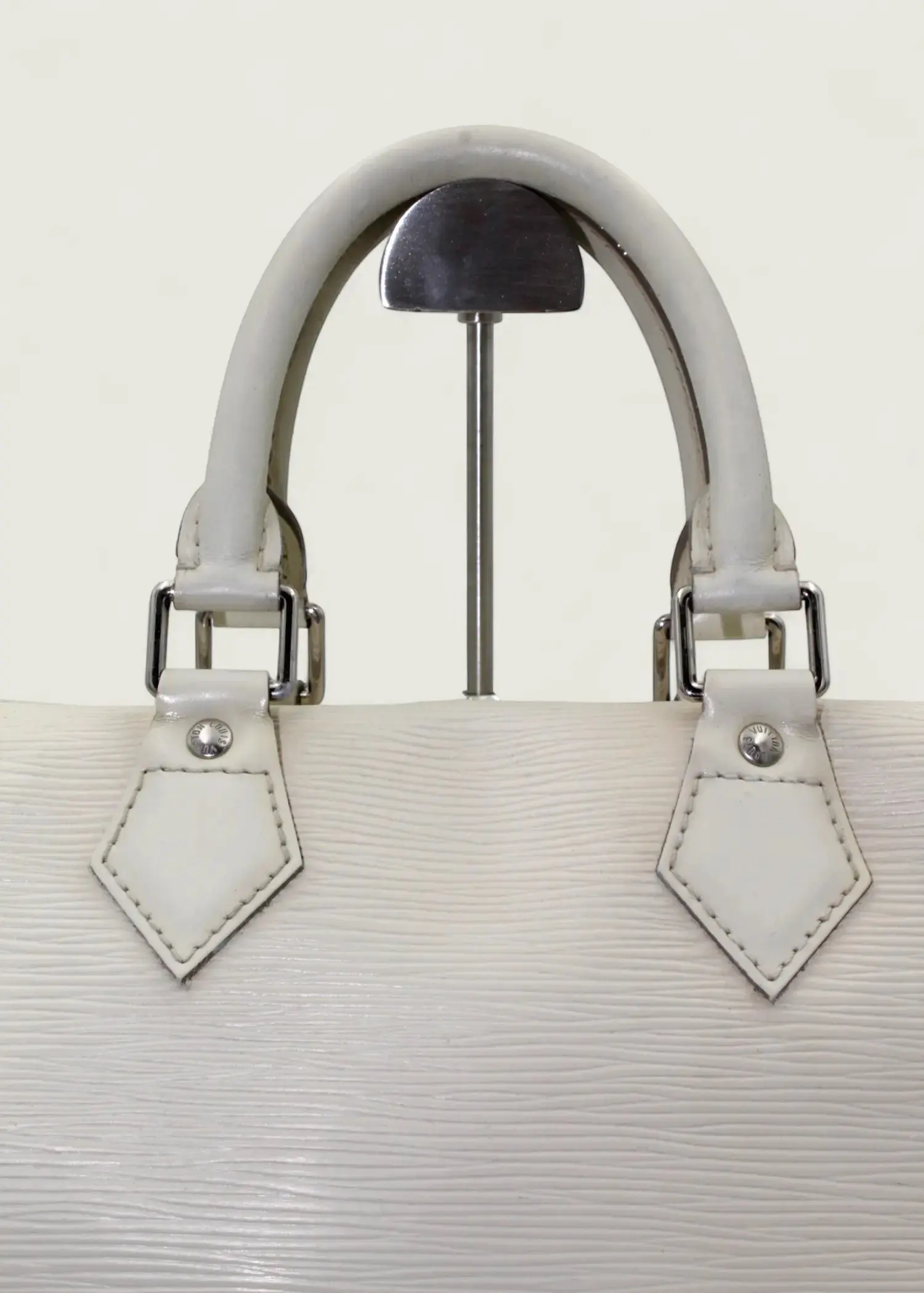 Preloved | Louis Vuitton Speedie 30 Håndtaske i Hvid Epi Læder Louis Vuitton