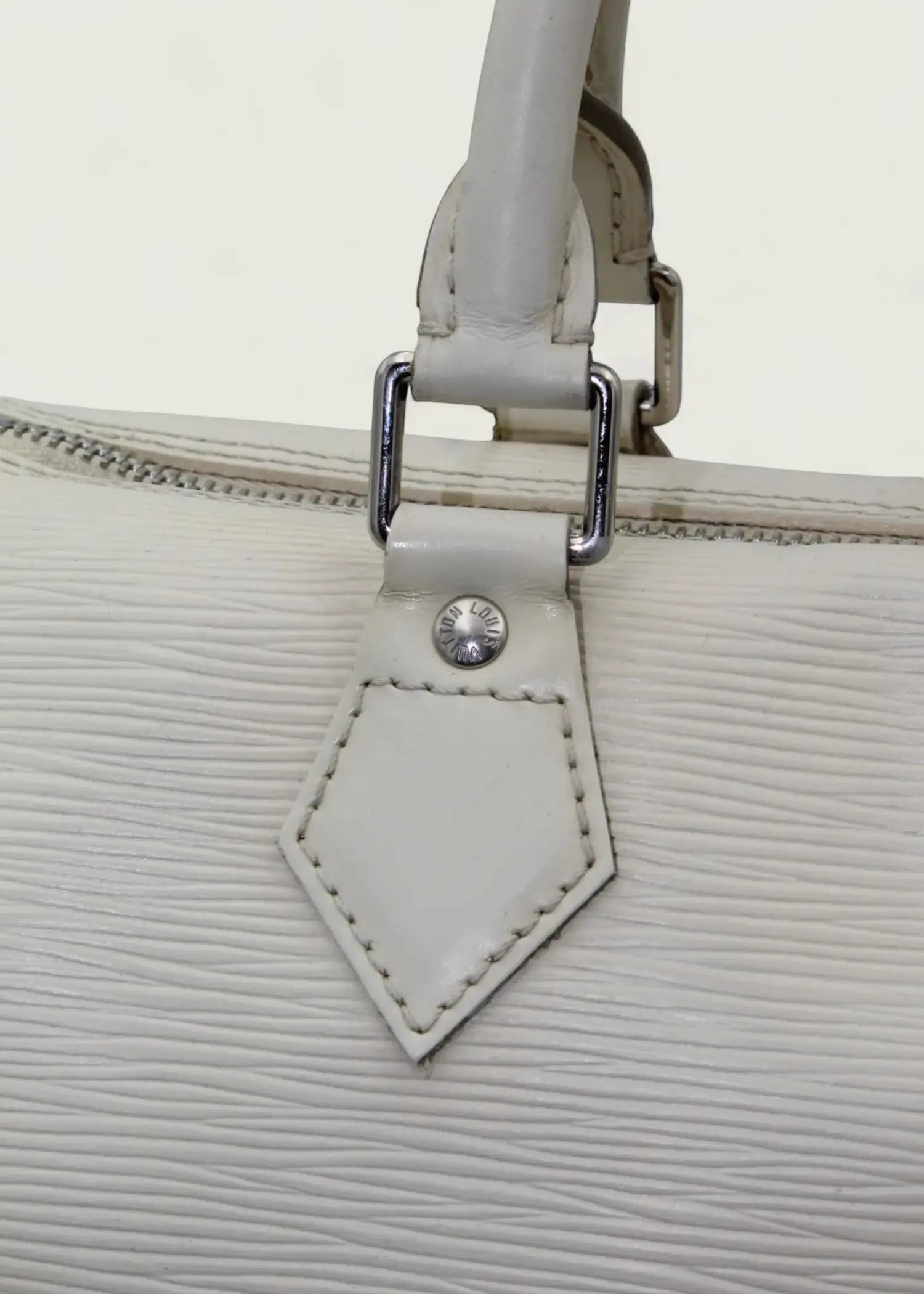 Preloved | Louis Vuitton Speedie 30 Håndtaske i Hvid Epi Læder Louis Vuitton