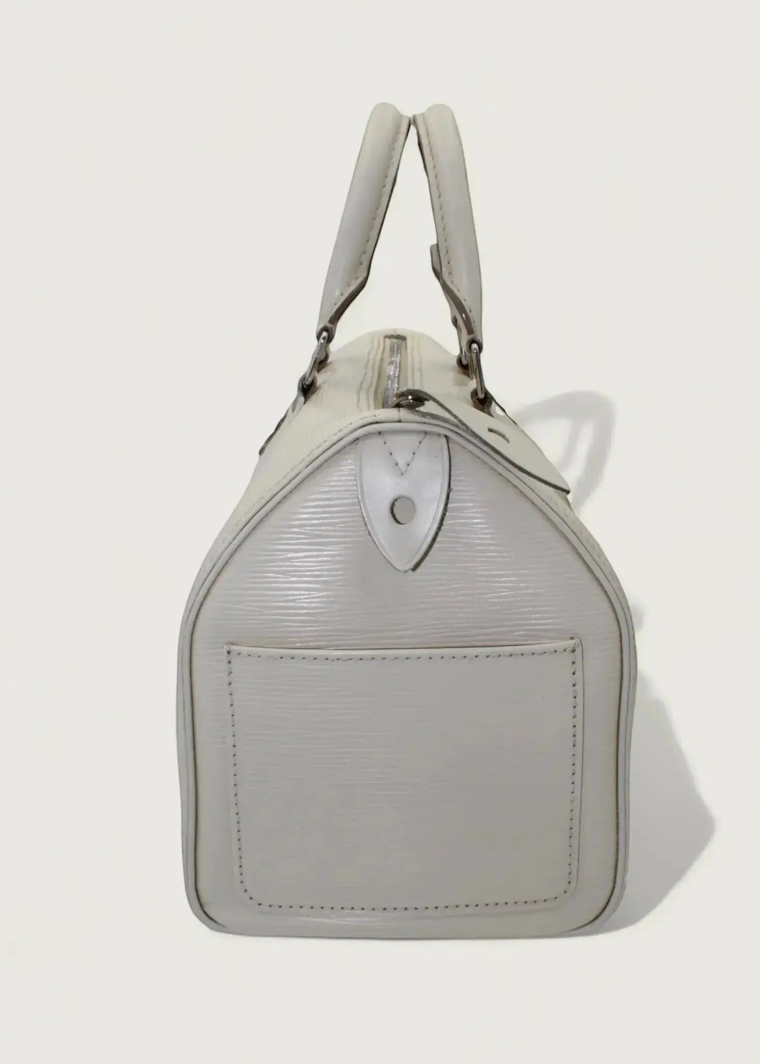 Preloved | Louis Vuitton Speedie 30 Håndtaske i Hvid Epi Læder Louis Vuitton