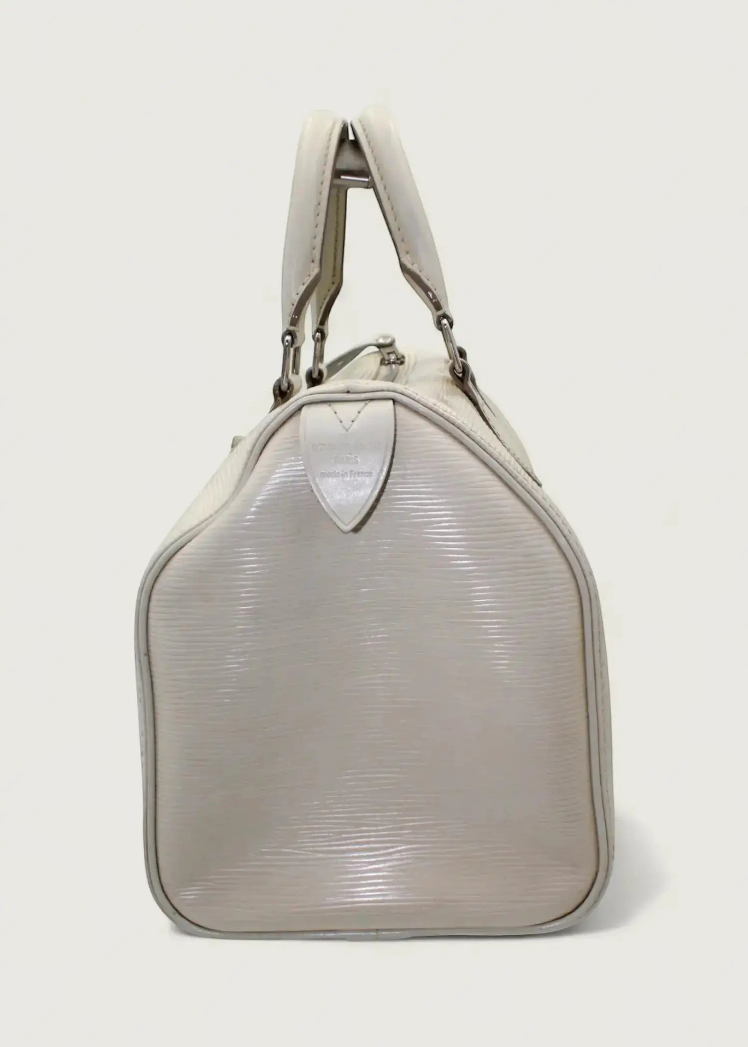 Preloved | Louis Vuitton Speedie 30 Håndtaske i Hvid Epi Læder Louis Vuitton