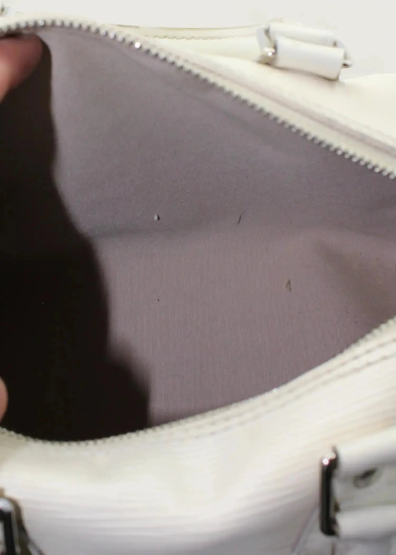Preloved | Louis Vuitton Speedie 30 Håndtaske i Hvid Epi Læder Louis Vuitton