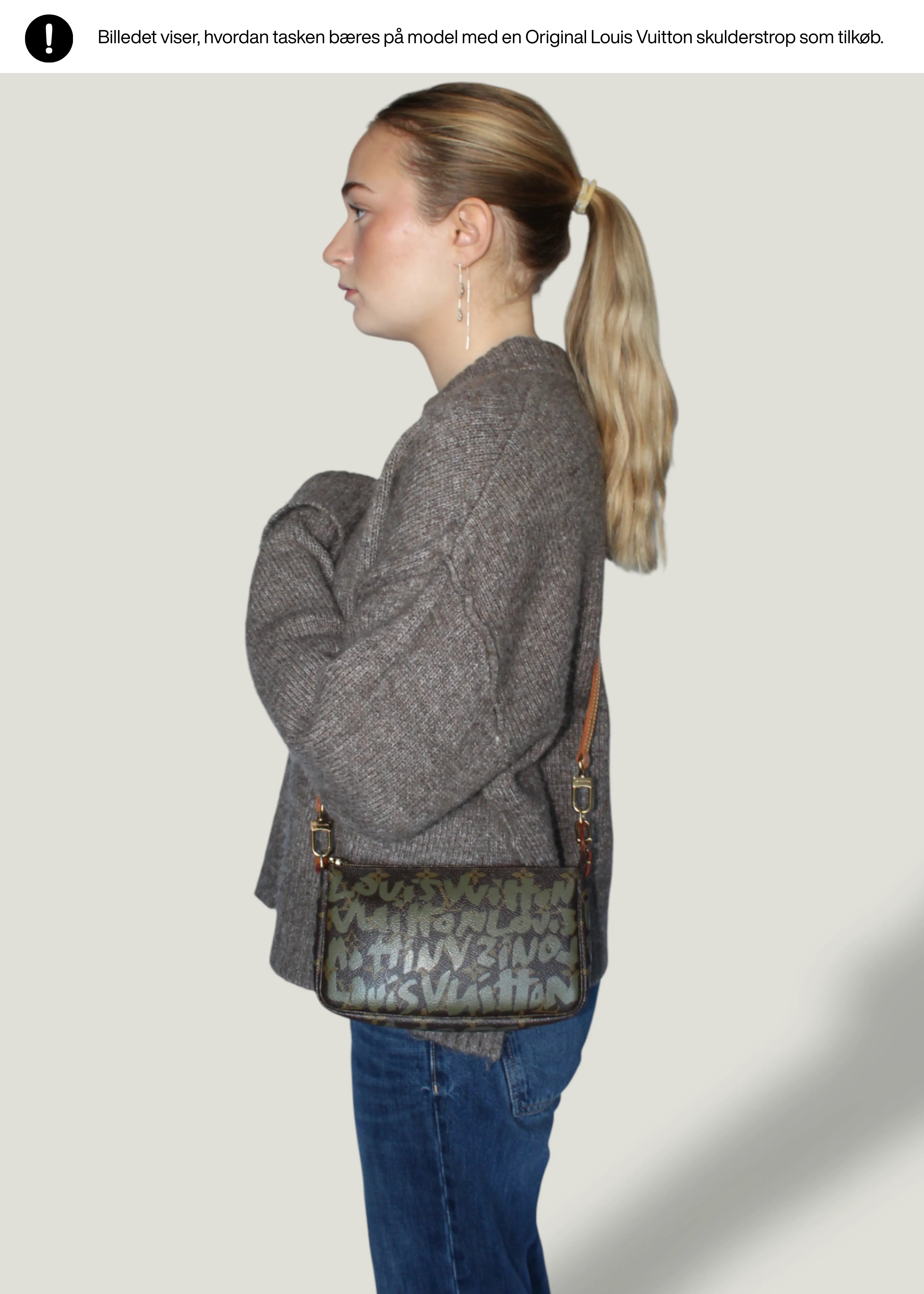 Preloved | Louis Vuitton x Stephen Sprouse Graffiti Pochette Accessoires i Khaki Monogram Louis Vuitton