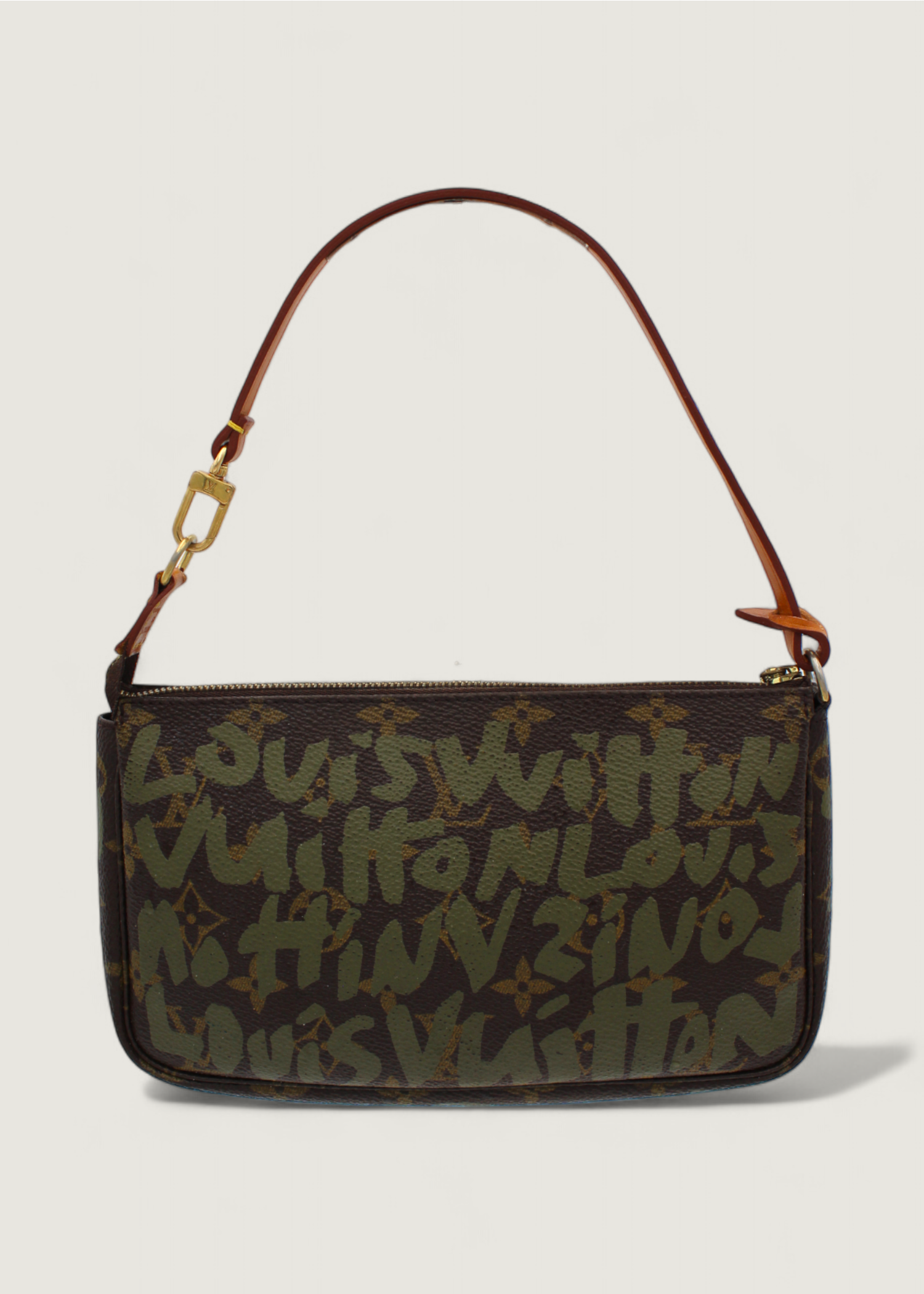 Preloved | Louis Vuitton x Stephen Sprouse Graffiti Pochette Accessoires i Khaki Monogram