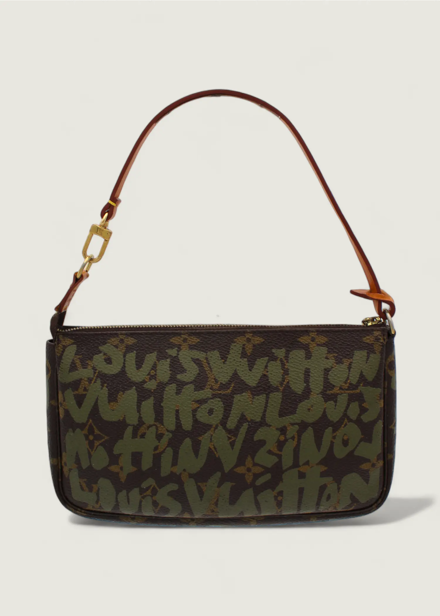 Preloved | Louis Vuitton x Stephen Sprouse Graffiti Pochette Accessoires i Khaki Monogram Louis Vuitton