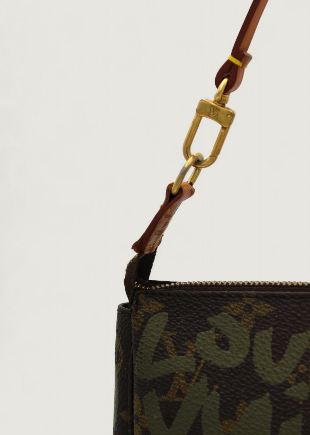 Preloved | Louis Vuitton x Stephen Sprouse Graffiti Pochette Accessoires i Khaki Monogram