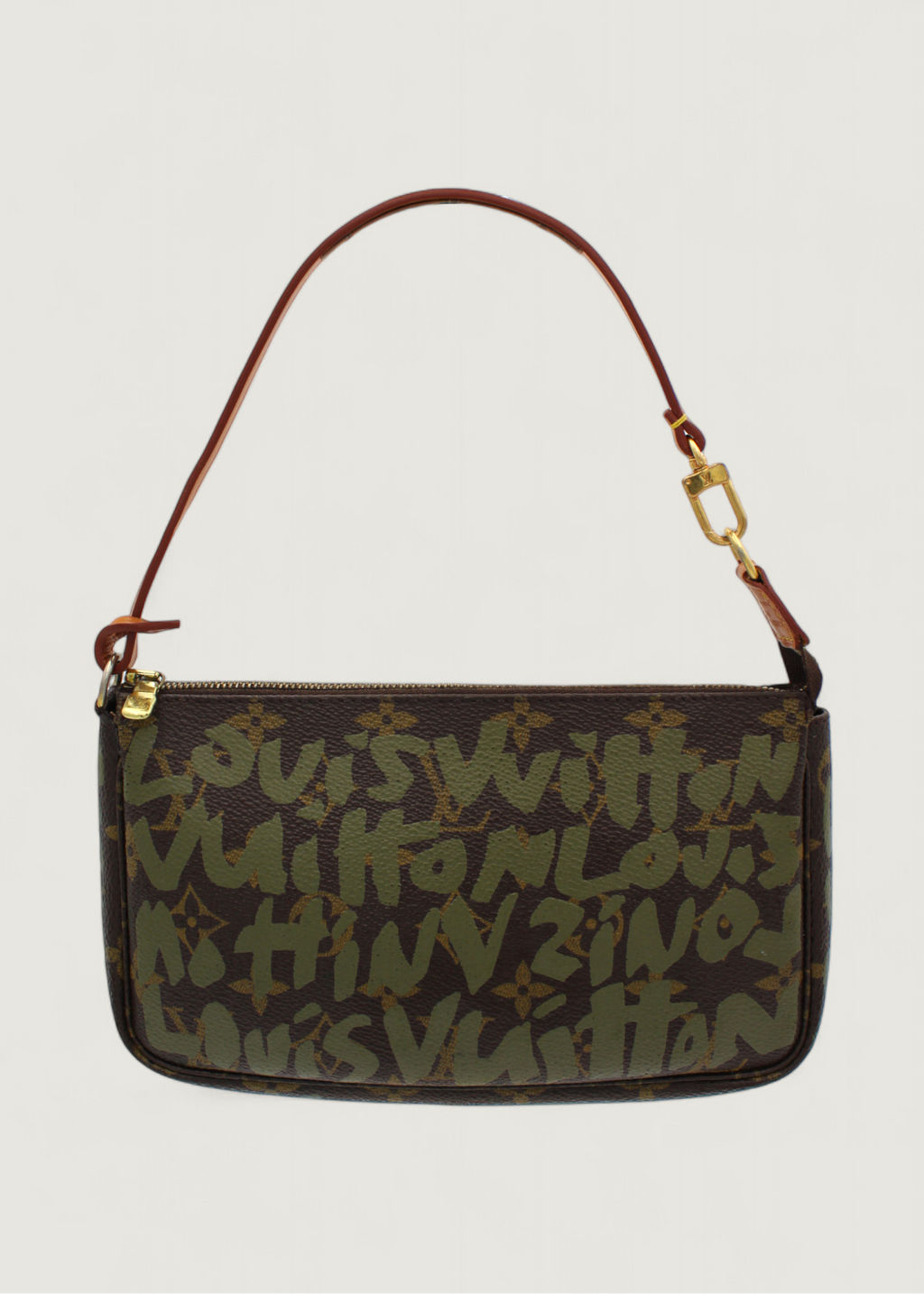 Preloved | Louis Vuitton x Stephen Sprouse Graffiti Pochette Accessoires i Khaki Monogram