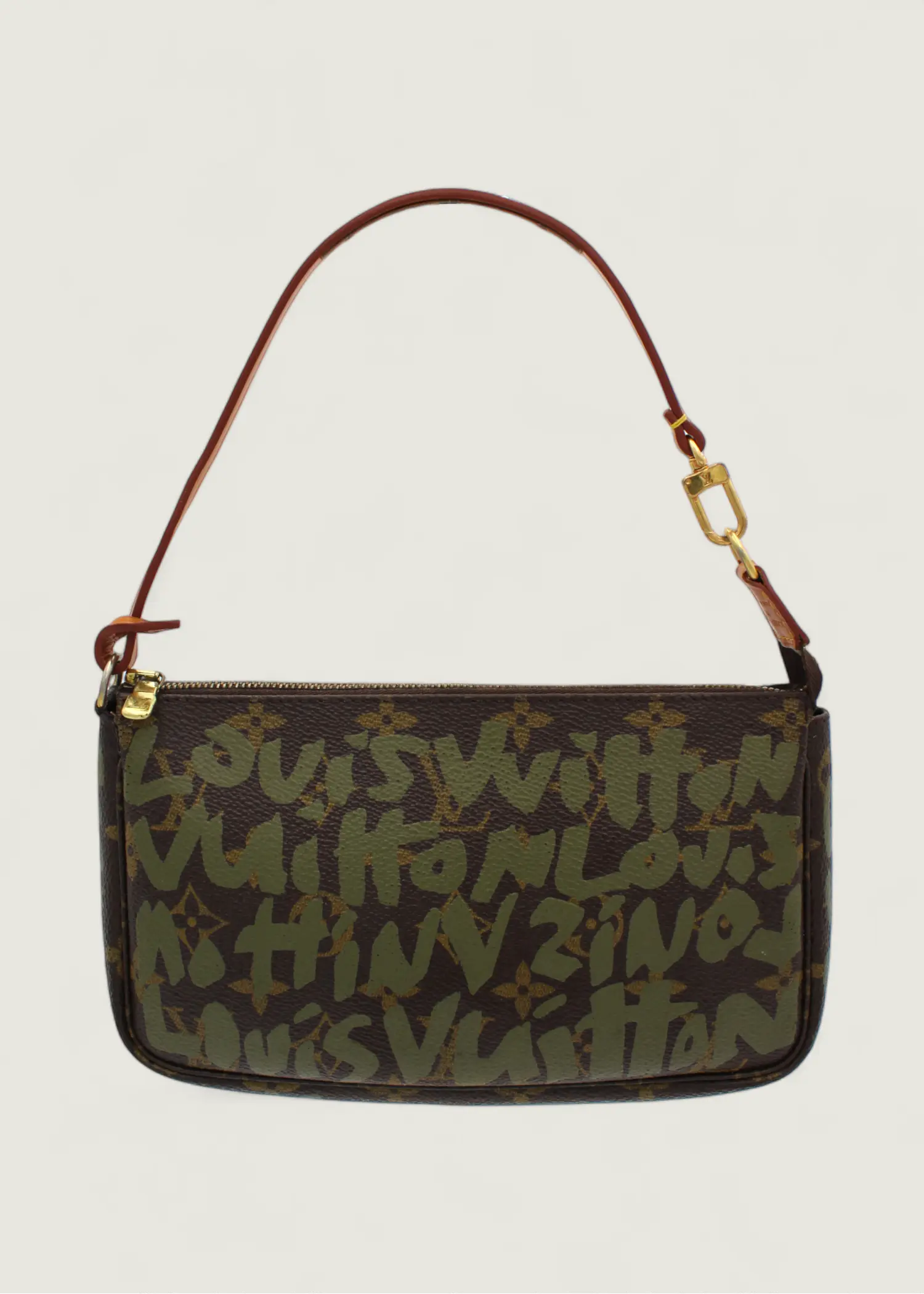 Preloved | Louis Vuitton x Stephen Sprouse Graffiti Pochette Accessoires i Khaki Monogram Louis Vuitton