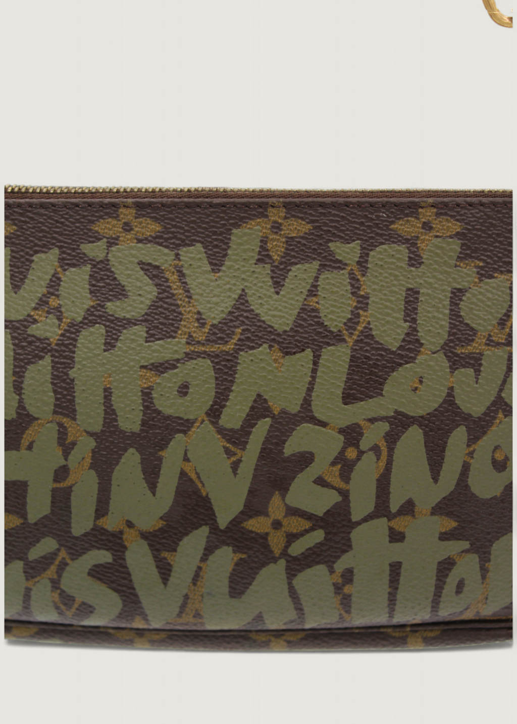 Preloved | Louis Vuitton x Stephen Sprouse Graffiti Pochette Accessoires i Khaki Monogram