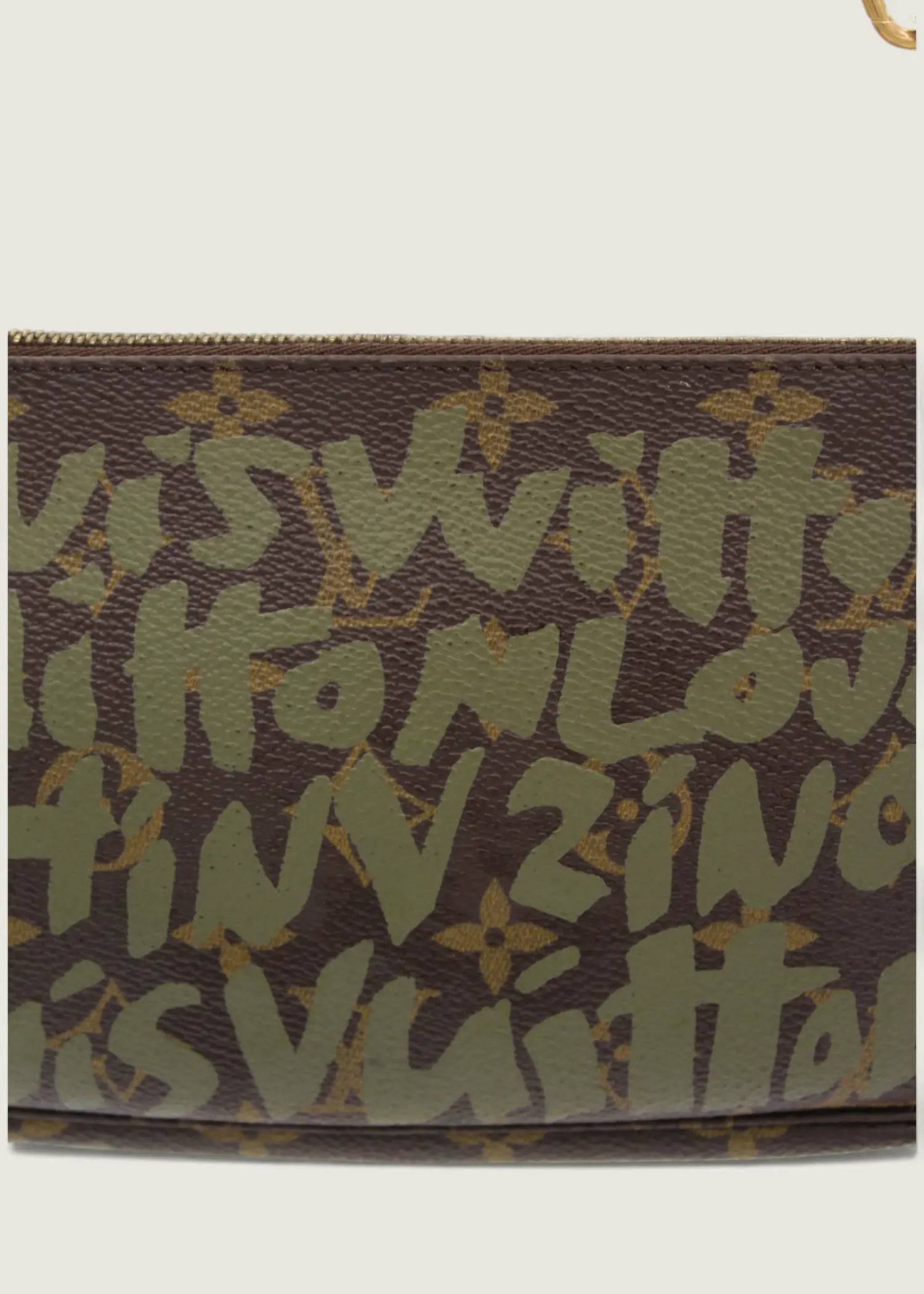 Preloved | Louis Vuitton x Stephen Sprouse Graffiti Pochette Accessoires i Khaki Monogram Louis Vuitton