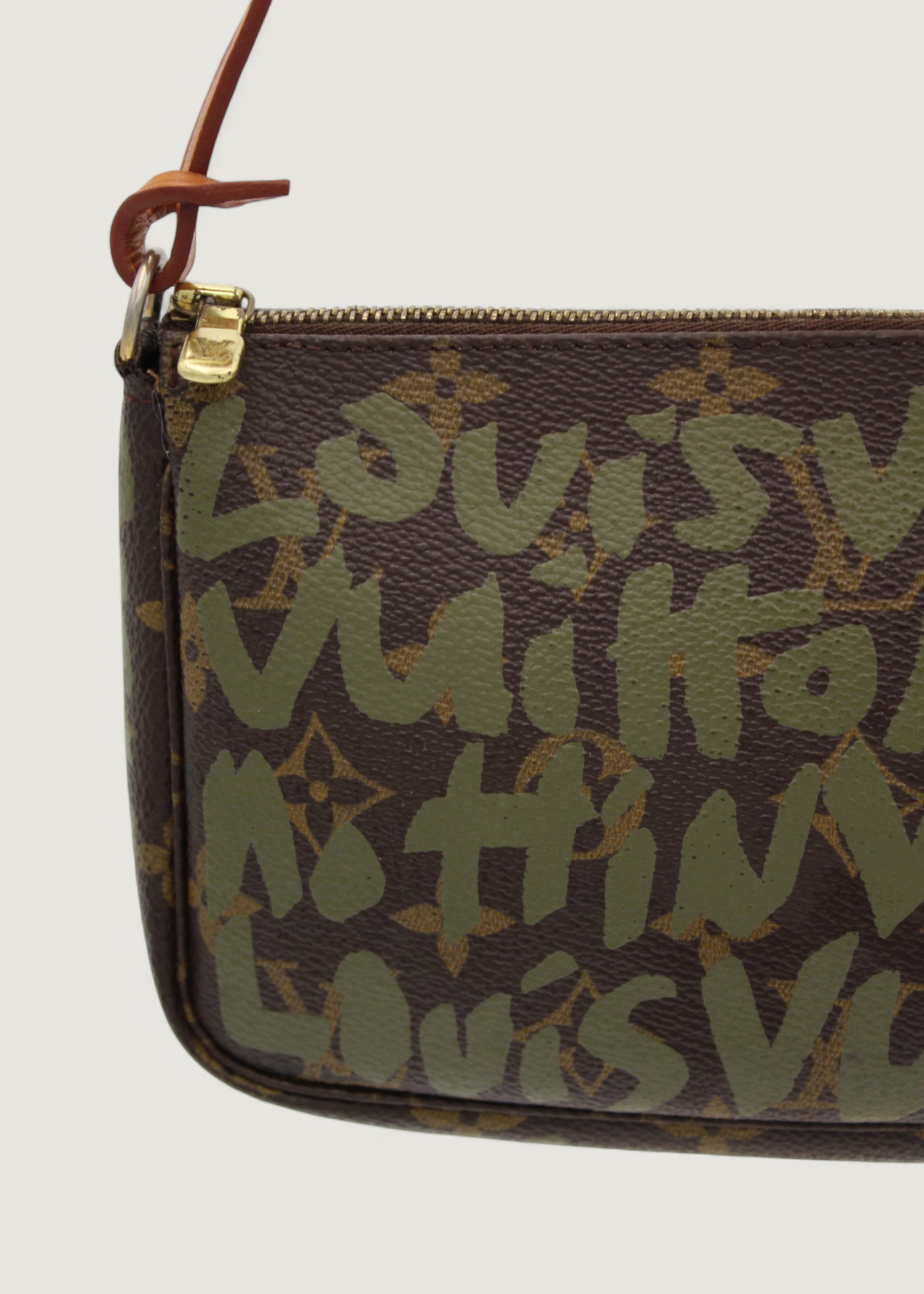 Preloved | Louis Vuitton x Stephen Sprouse Graffiti Pochette Accessoires i Khaki Monogram