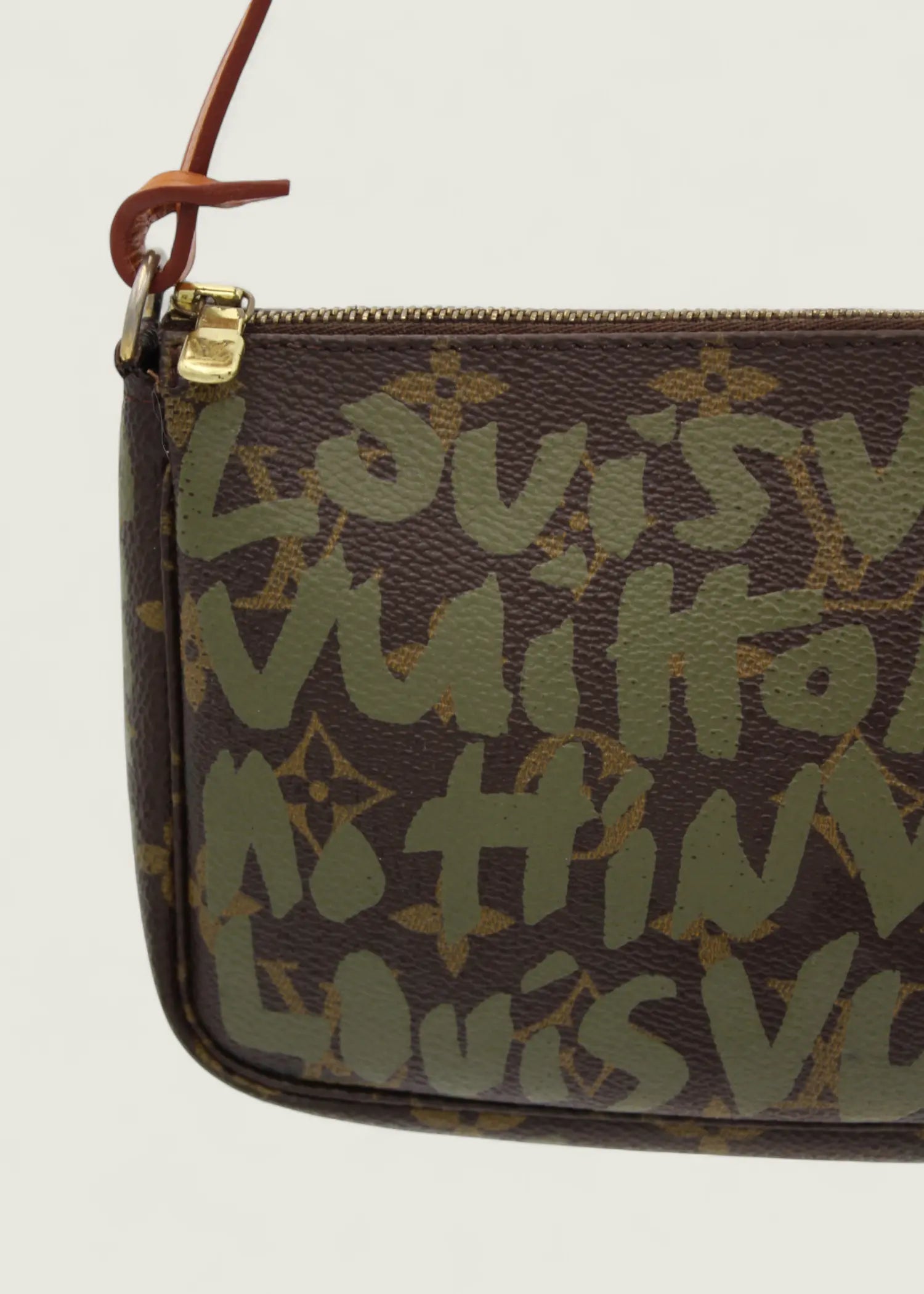 Preloved | Louis Vuitton x Stephen Sprouse Graffiti Pochette Accessoires i Khaki Monogram Louis Vuitton