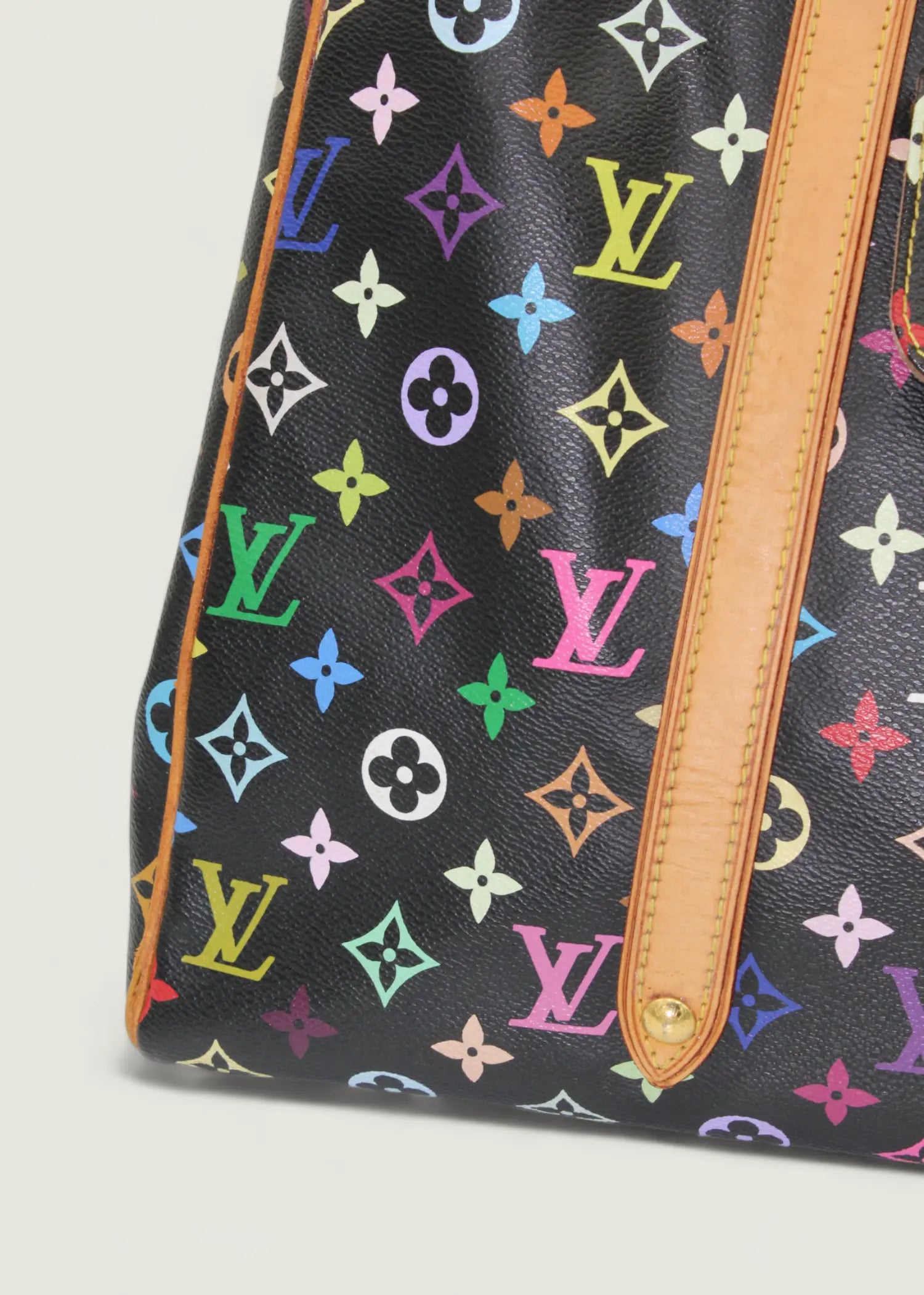 Preloved | Louis Vuitton x Takashi Murakami Ursula Totebag i Sort Multicolor Monogram Louis Vuitton