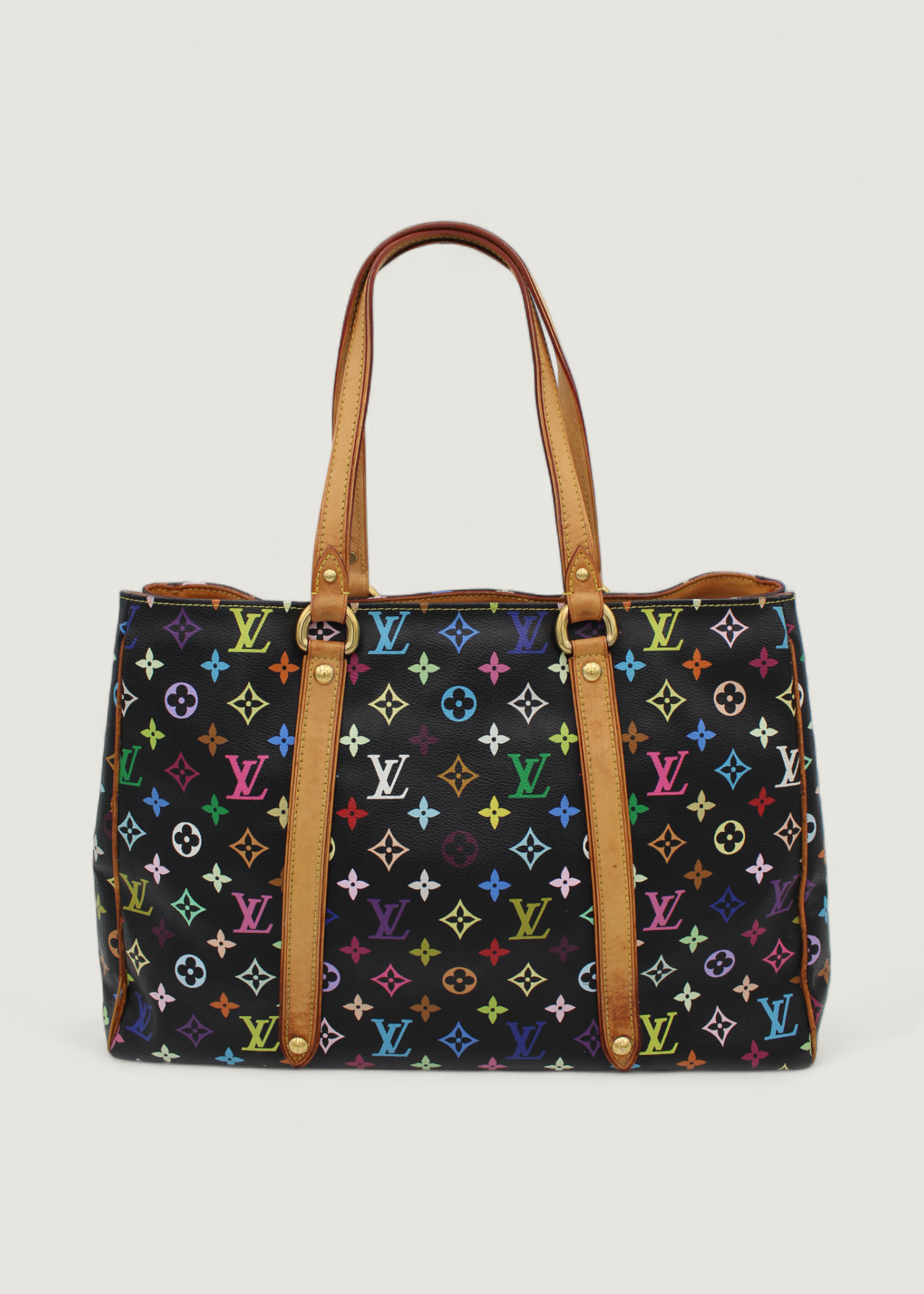 Preloved | Louis Vuitton x Takashi Murakami Ursula Totebag i Sort Multicolor Monogram