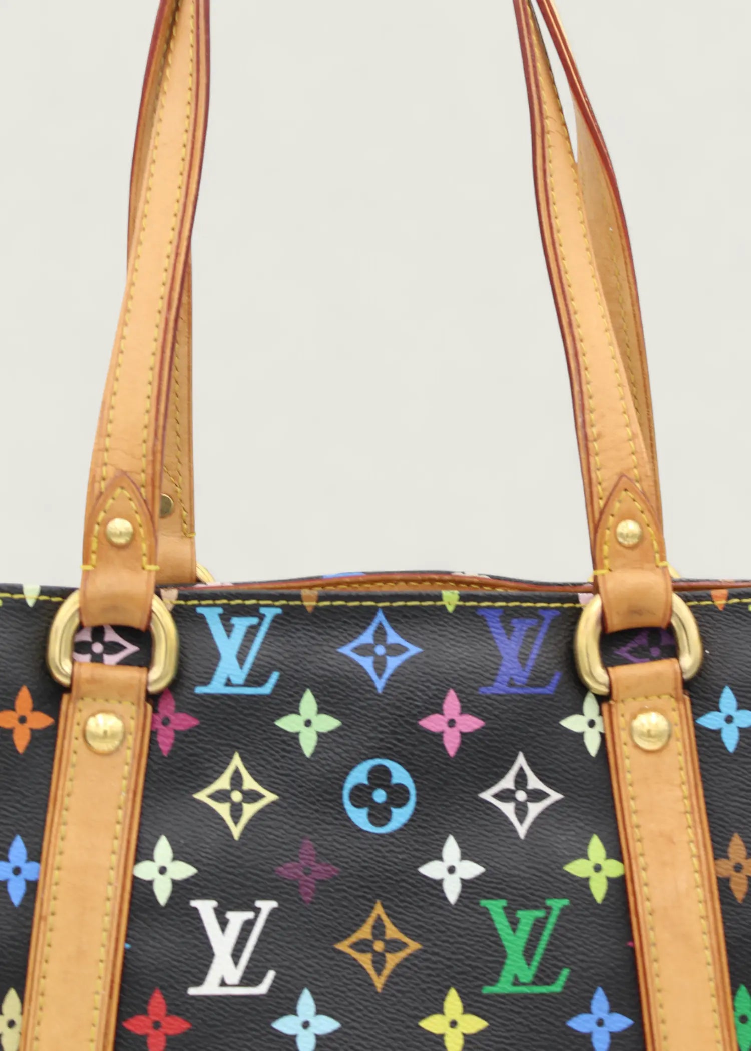 Preloved | Louis Vuitton x Takashi Murakami Ursula Totebag i Sort Multicolor Monogram Louis Vuitton