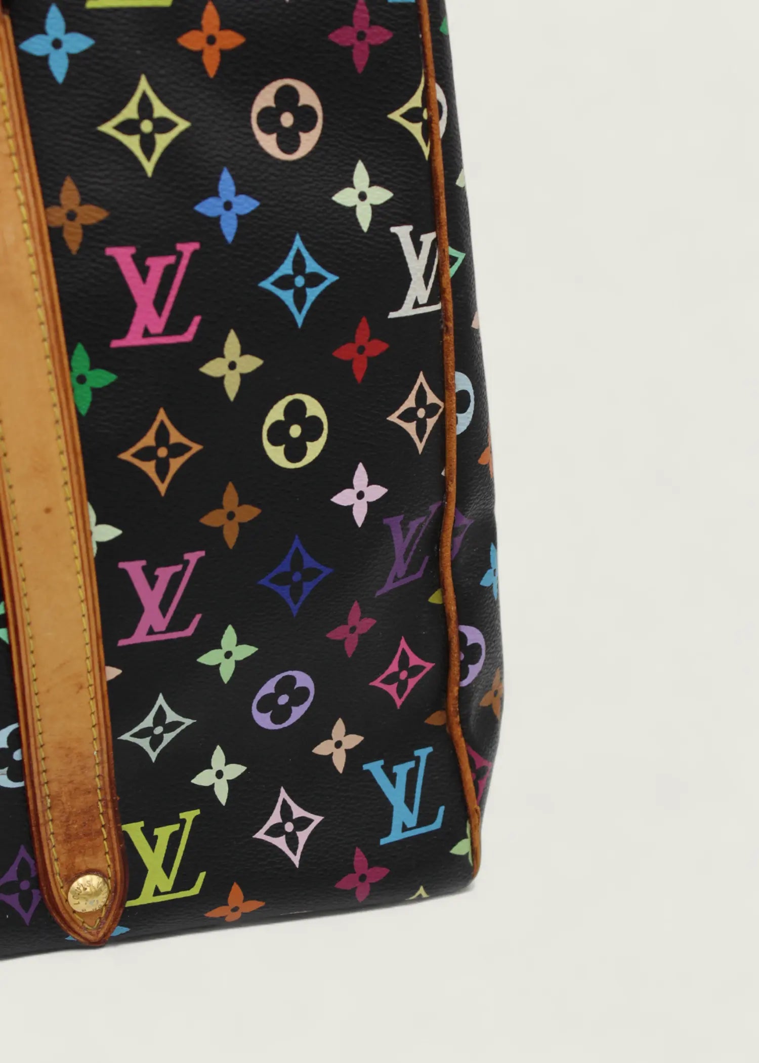 Preloved | Louis Vuitton x Takashi Murakami Ursula Totebag i Sort Multicolor Monogram Louis Vuitton