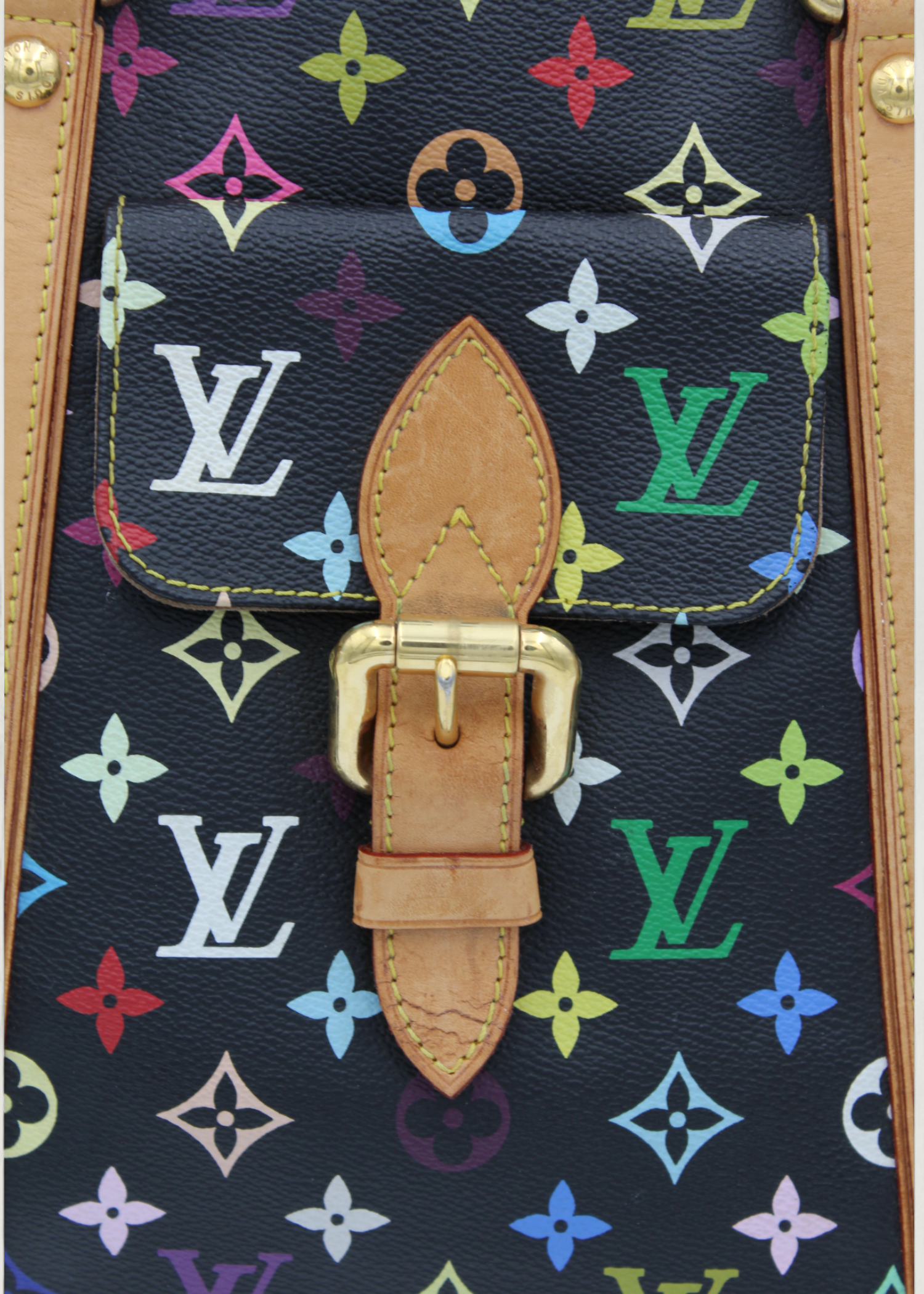 Preloved | Louis Vuitton x Takashi Murakami Ursula Totebag i Sort Multicolor Monogram