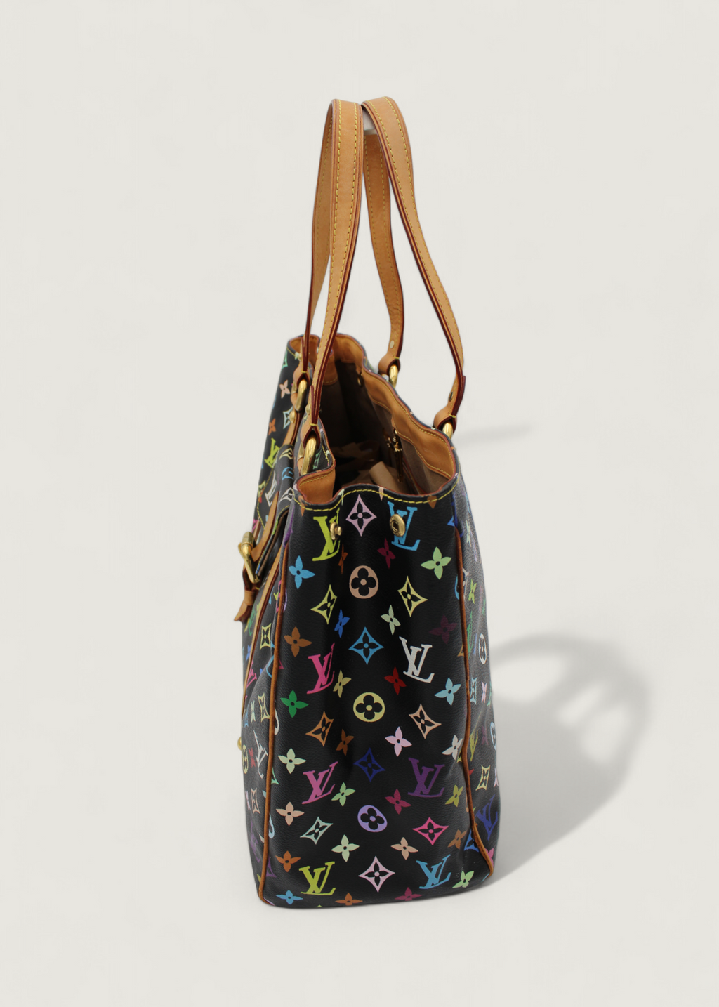 Preloved | Louis Vuitton x Takashi Murakami Ursula Totebag i Sort Multicolor Monogram