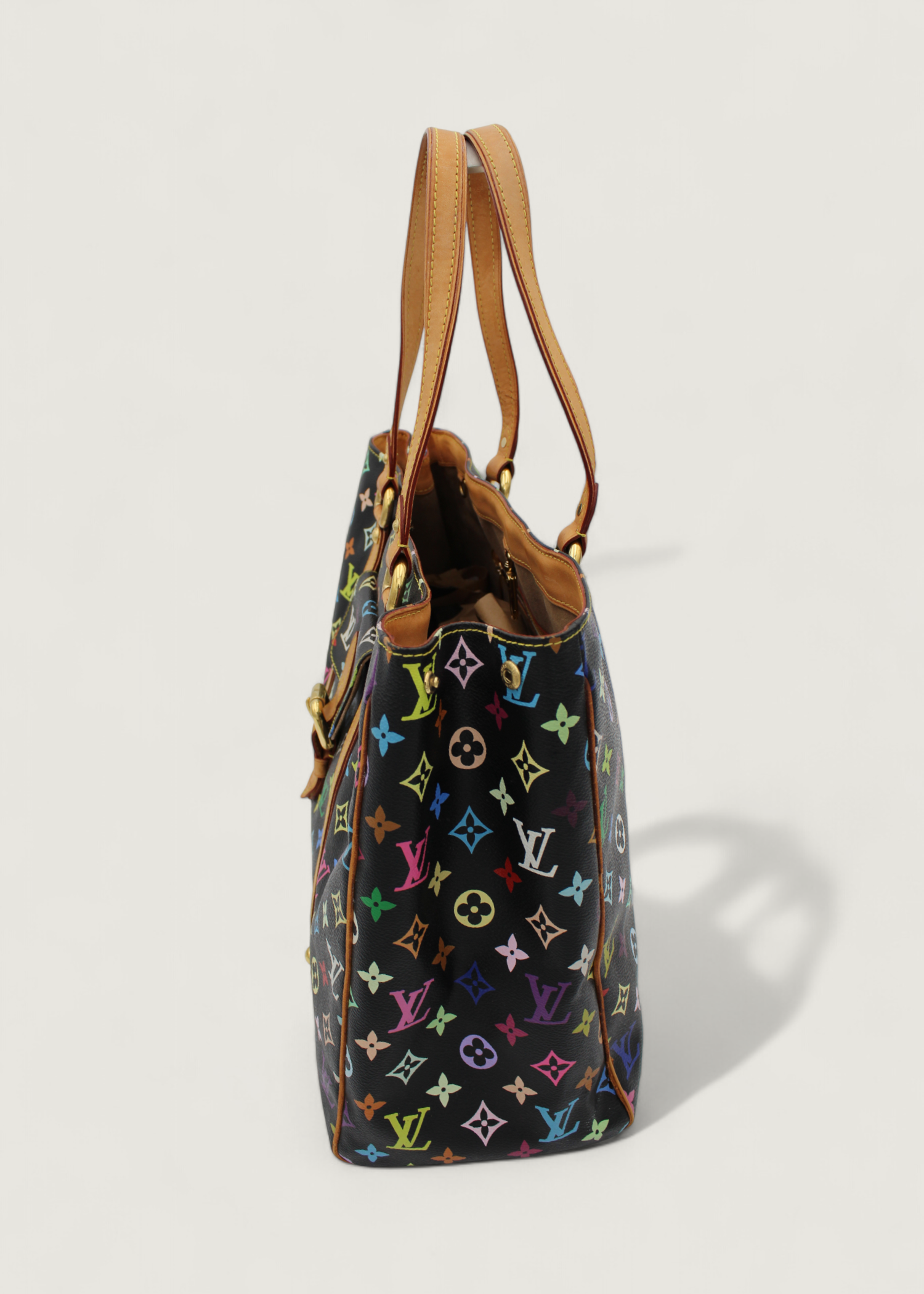 Preloved | Louis Vuitton x Takashi Murakami Ursula Totebag i Sort Multicolor Monogram