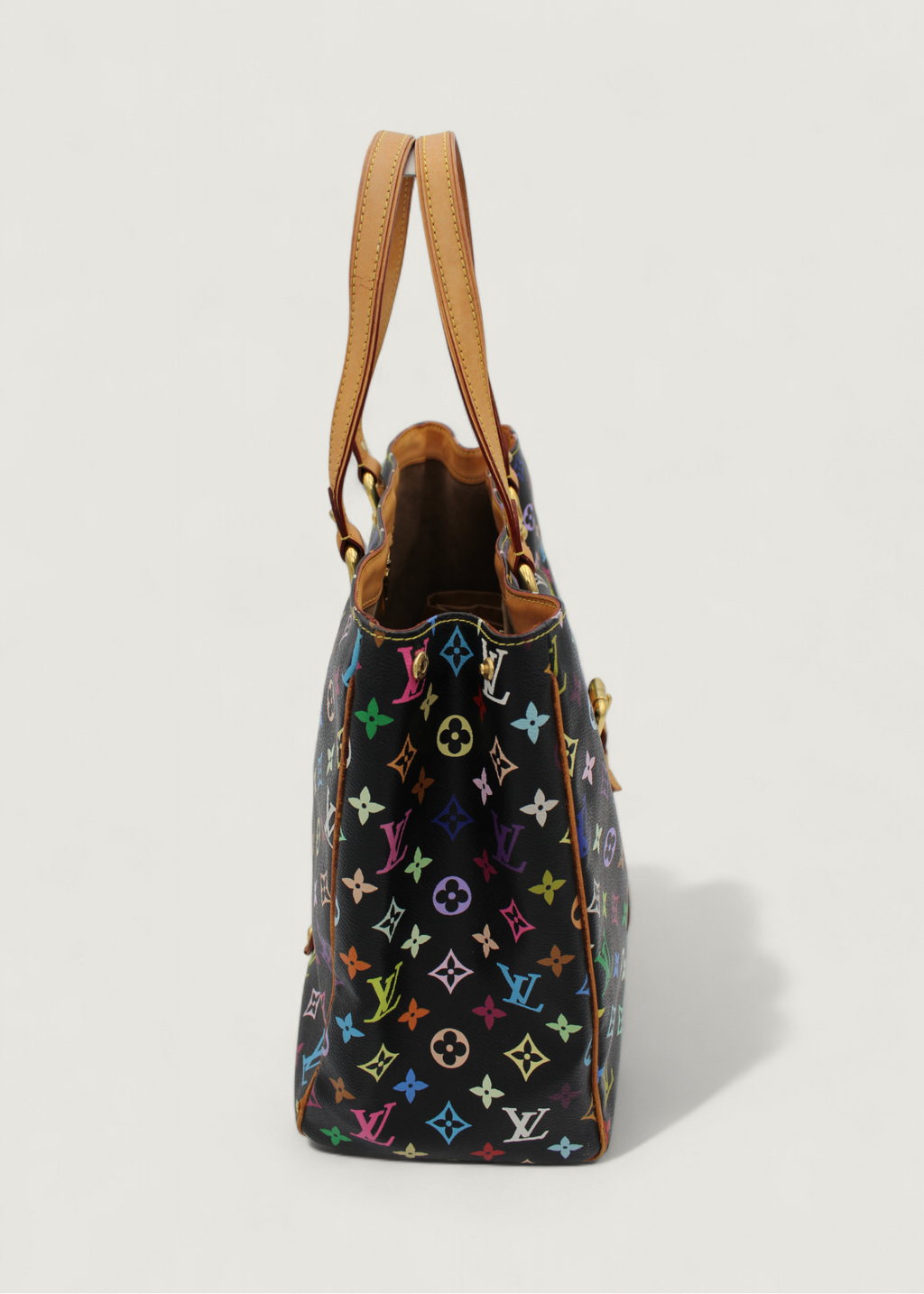 Preloved | Louis Vuitton x Takashi Murakami Ursula Totebag i Sort Multicolor Monogram