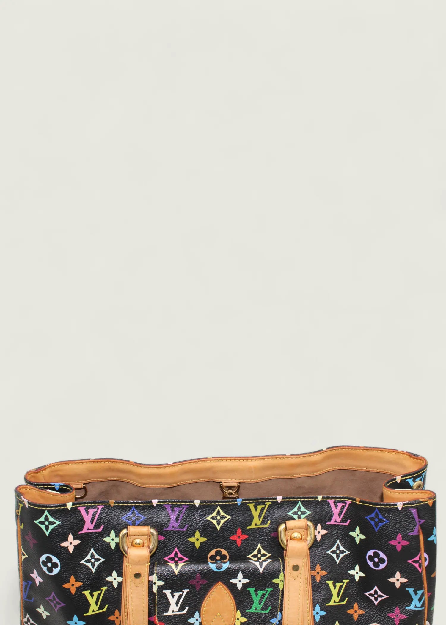 Preloved | Louis Vuitton x Takashi Murakami Ursula Totebag i Sort Multicolor Monogram Louis Vuitton