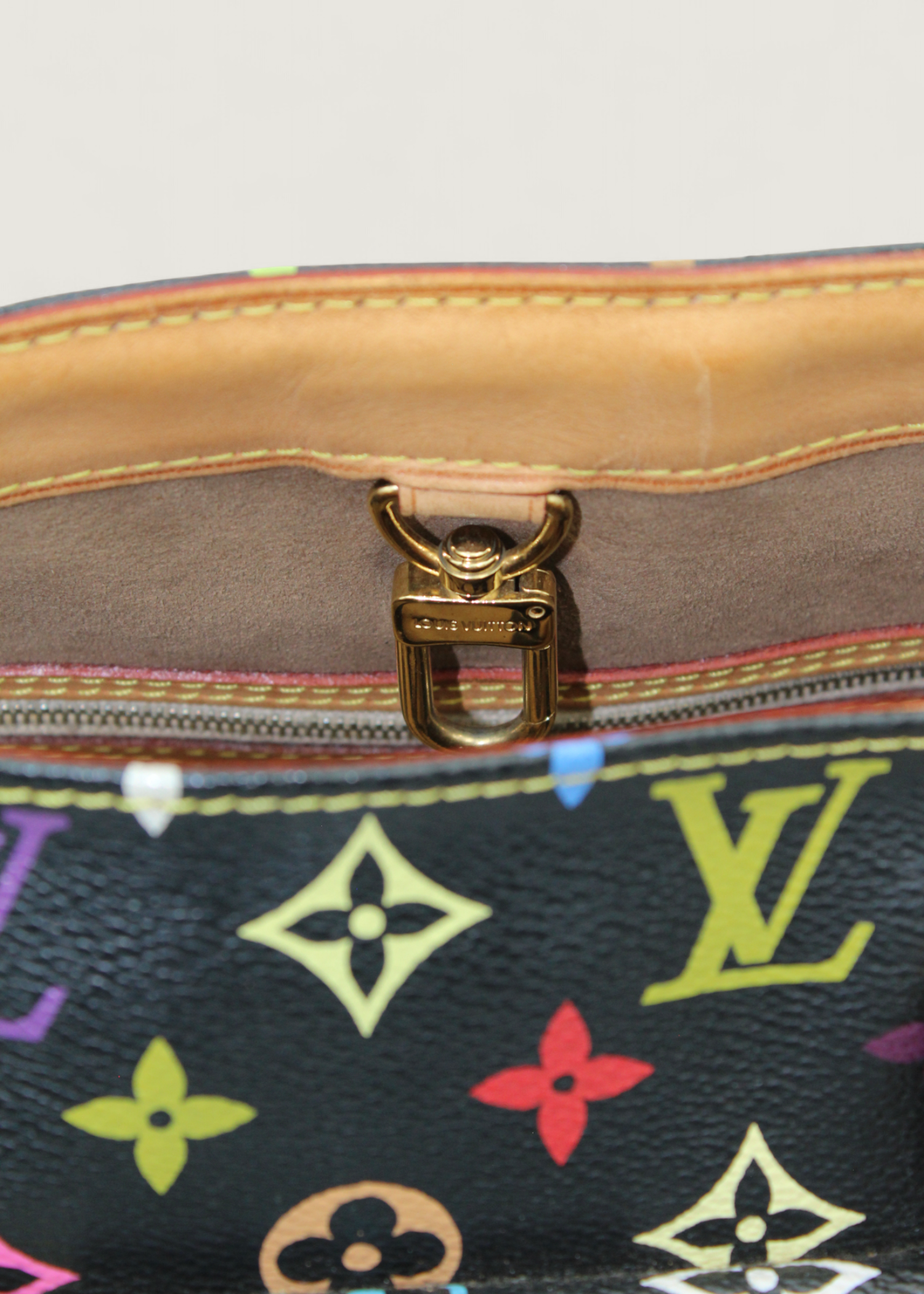 Preloved | Louis Vuitton x Takashi Murakami Ursula Totebag i Sort Multicolor Monogram