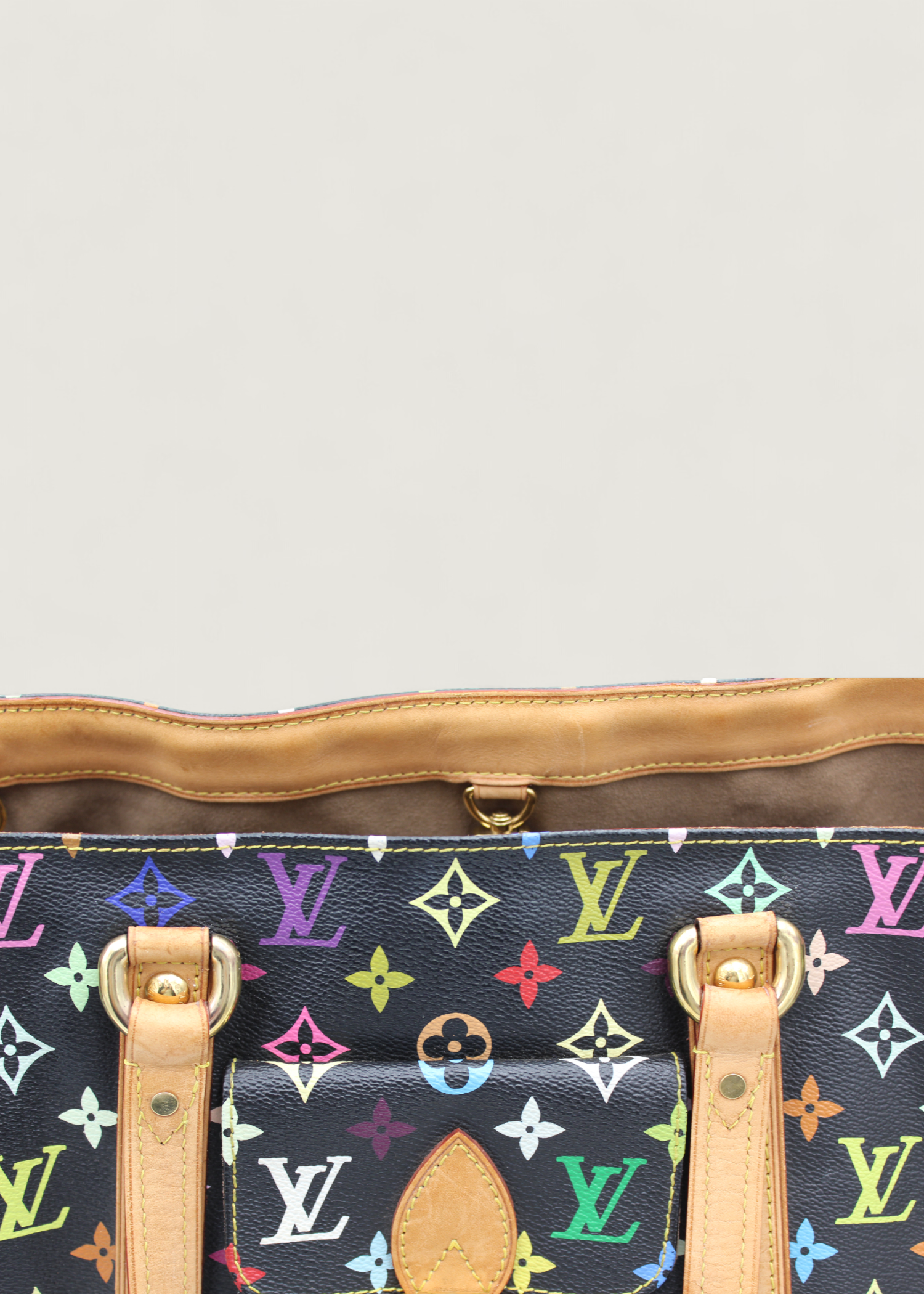 Preloved | Louis Vuitton x Takashi Murakami Ursula Totebag i Sort Multicolor Monogram