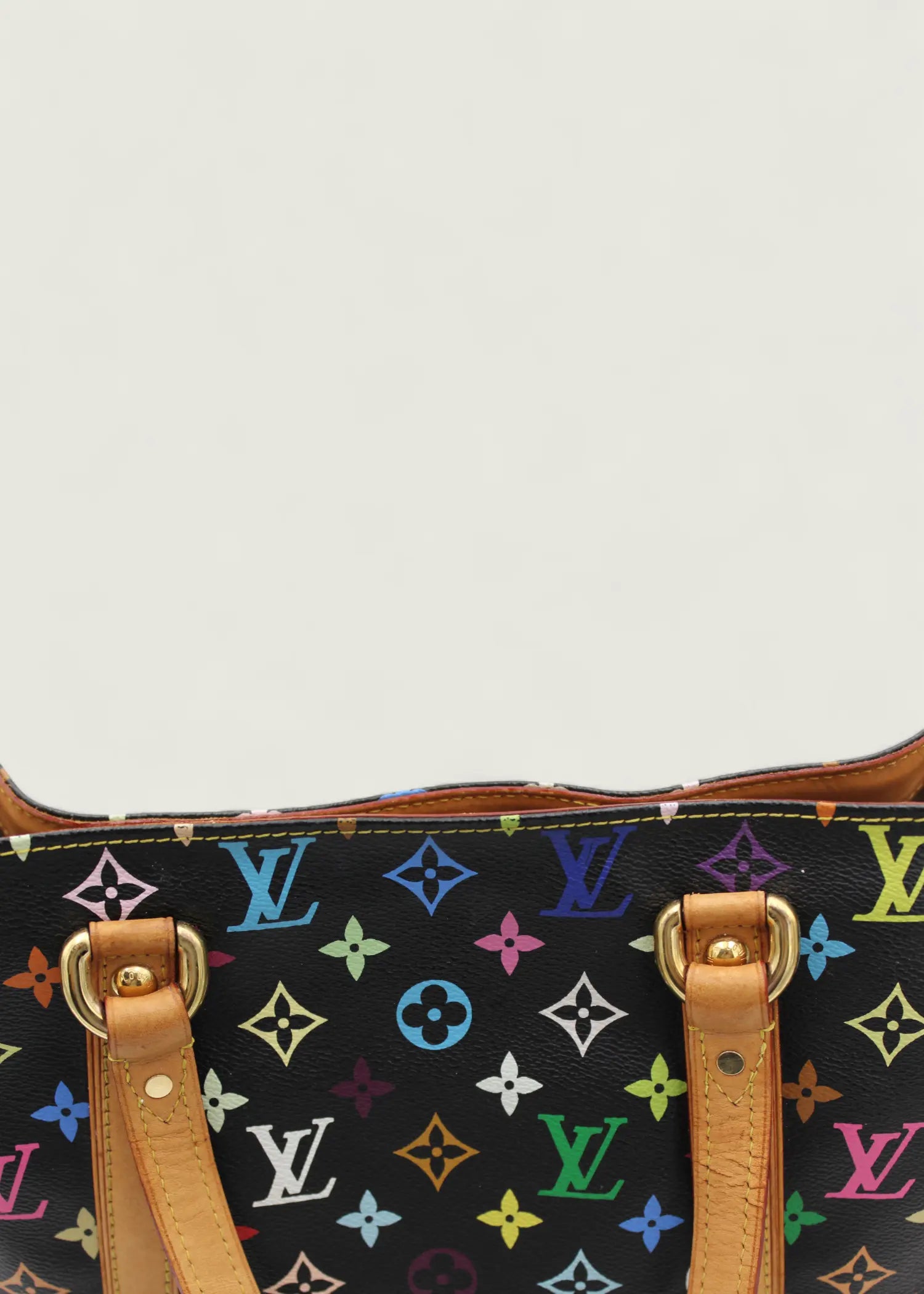 Preloved | Louis Vuitton x Takashi Murakami Ursula Totebag i Sort Multicolor Monogram Louis Vuitton