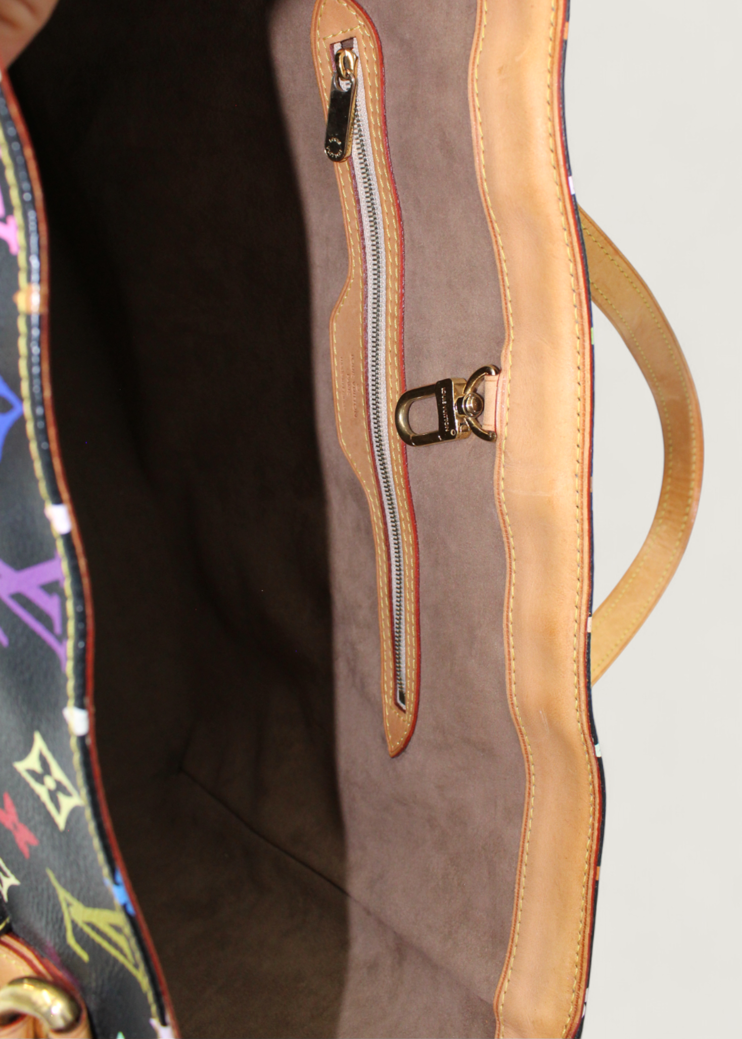 Preloved | Louis Vuitton x Takashi Murakami Ursula Totebag i Sort Multicolor Monogram