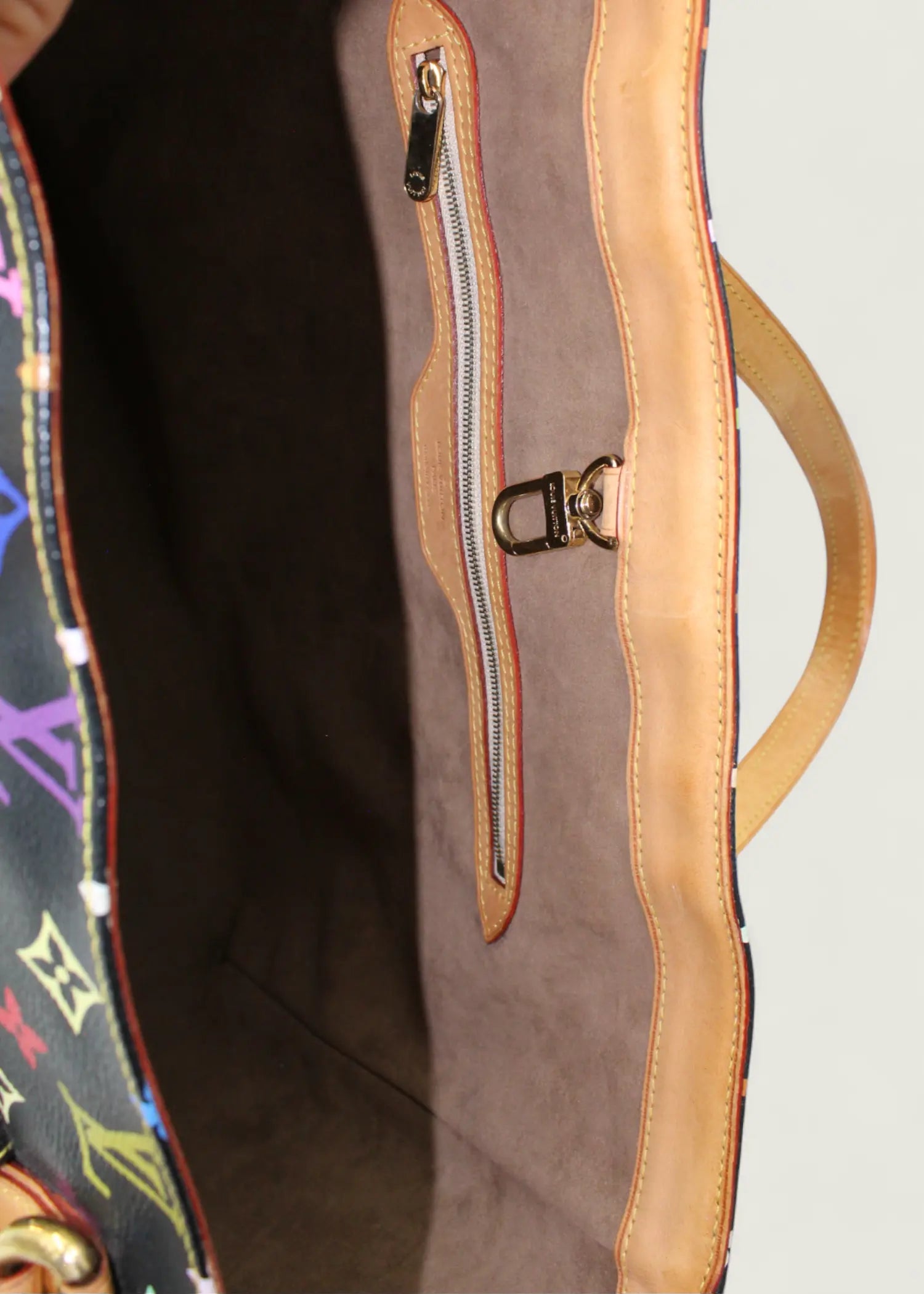 Preloved | Louis Vuitton x Takashi Murakami Ursula Totebag i Sort Multicolor Monogram Louis Vuitton