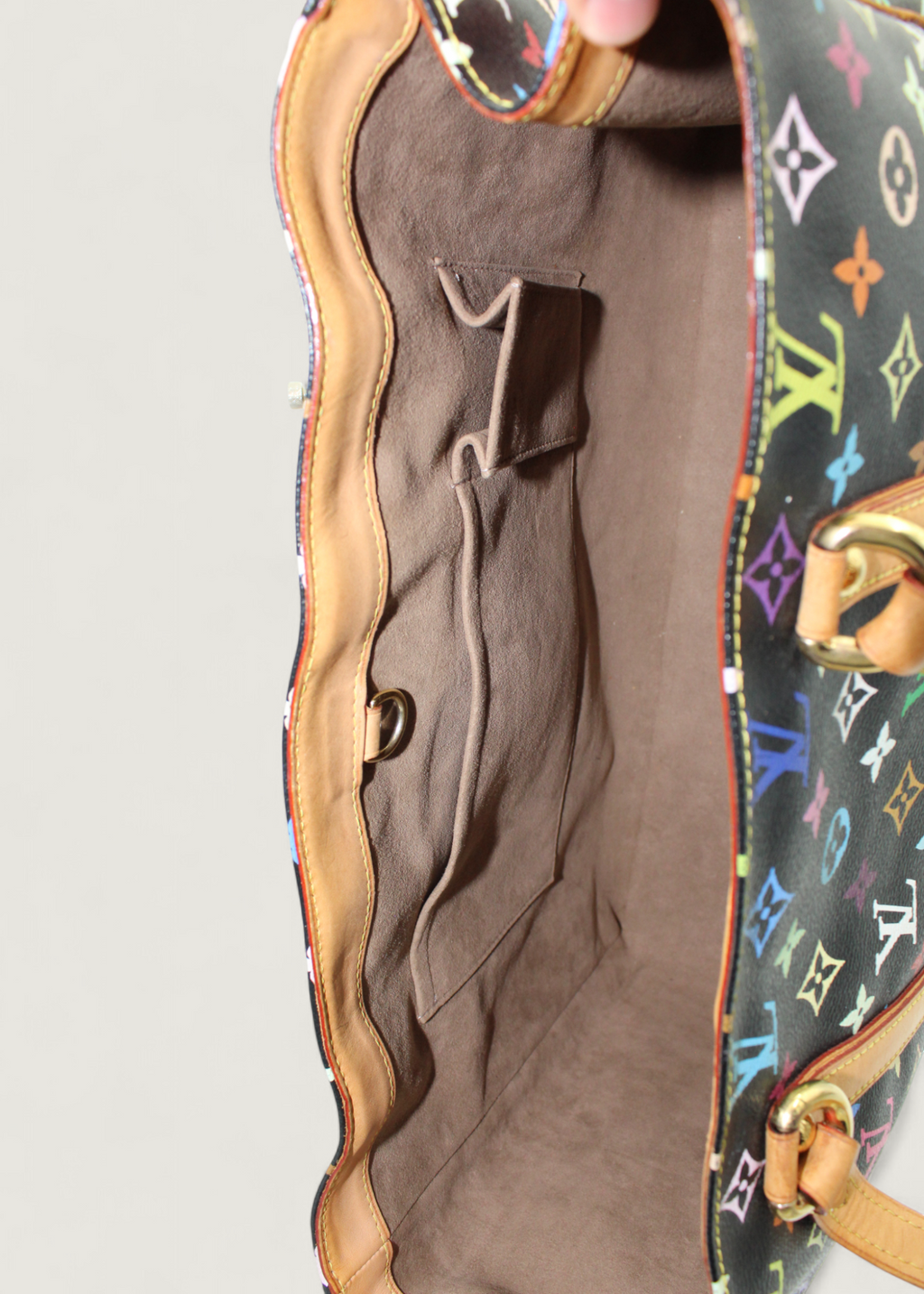 Preloved | Louis Vuitton x Takashi Murakami Ursula Totebag i Sort Multicolor Monogram